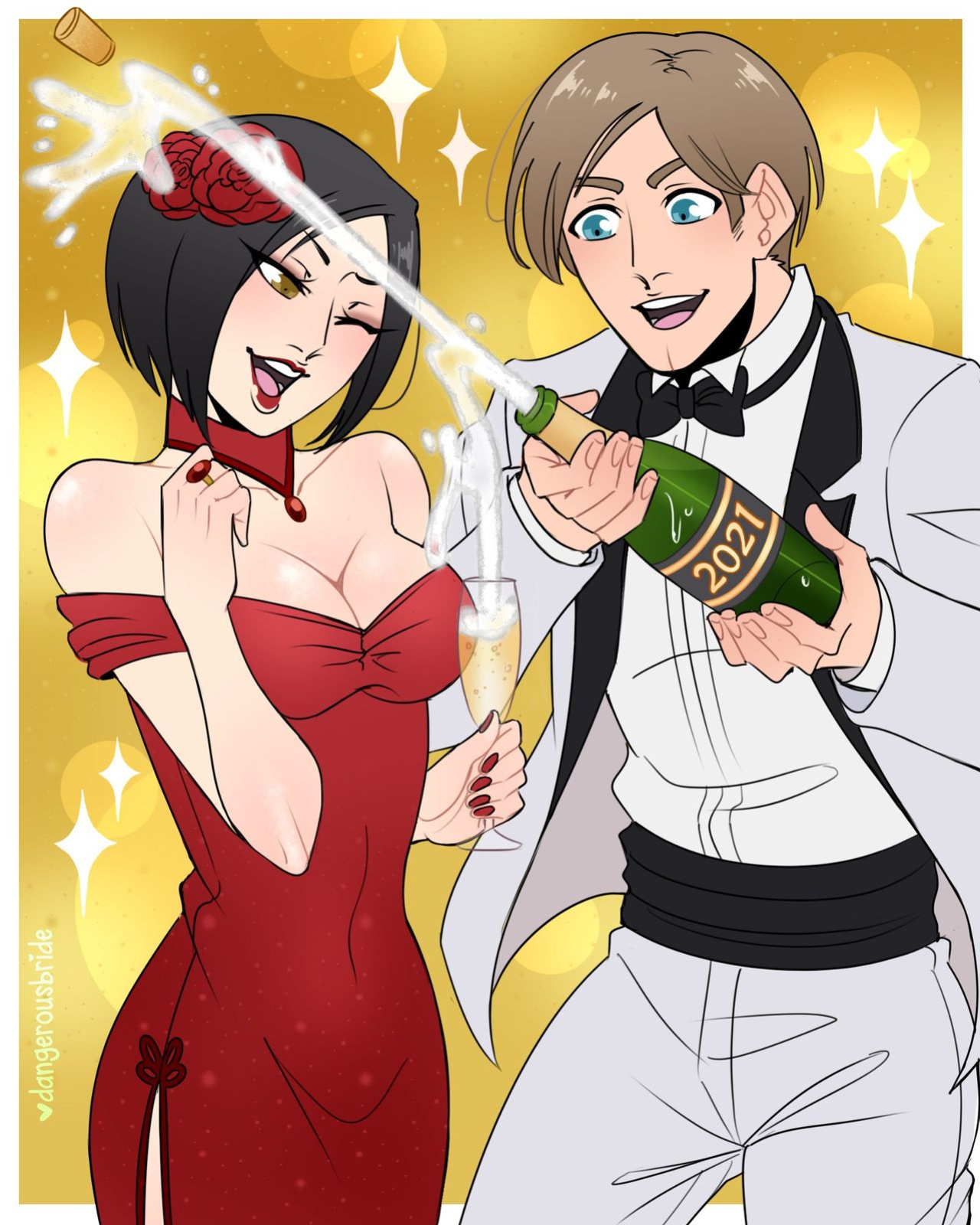 [DangerousBride] Her irresistible rookie (Resident Evil)