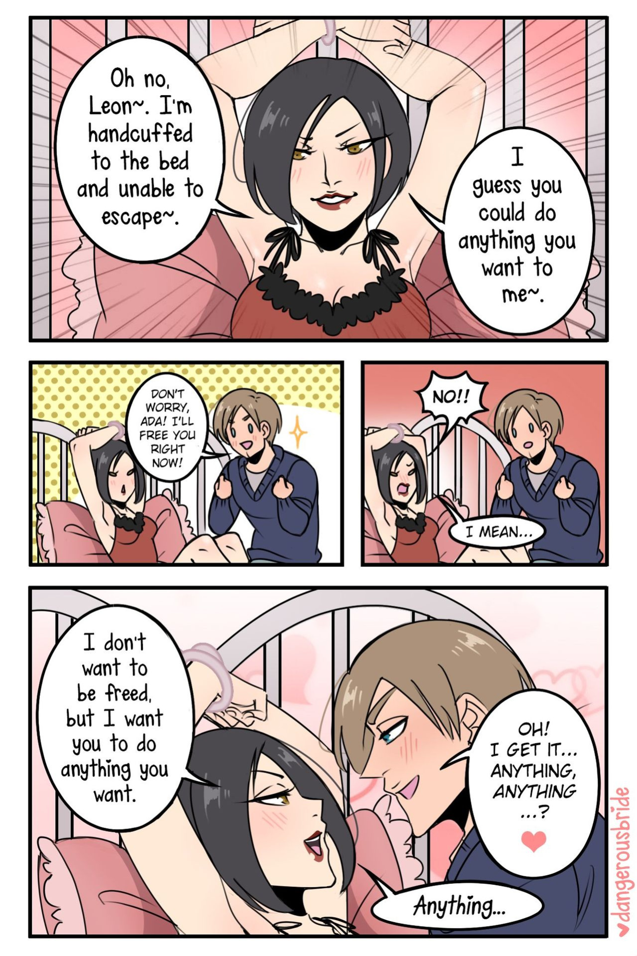 [DangerousBride] Her irresistible rookie (Resident Evil)