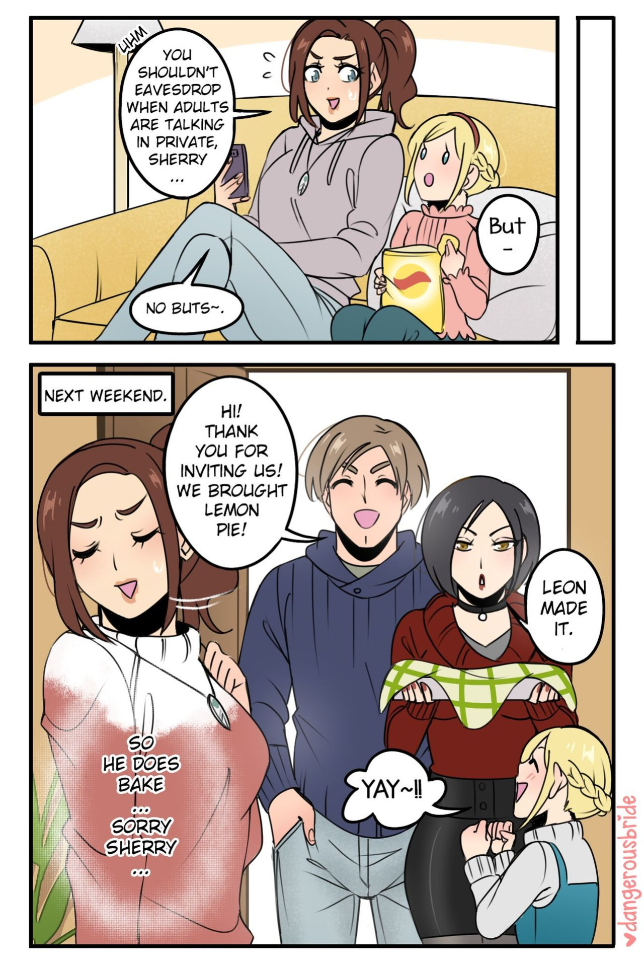 [DangerousBride] Her irresistible rookie (Resident Evil)