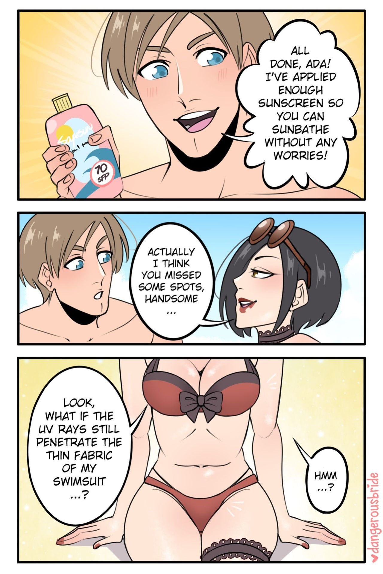 [DangerousBride] Her irresistible rookie (Resident Evil)