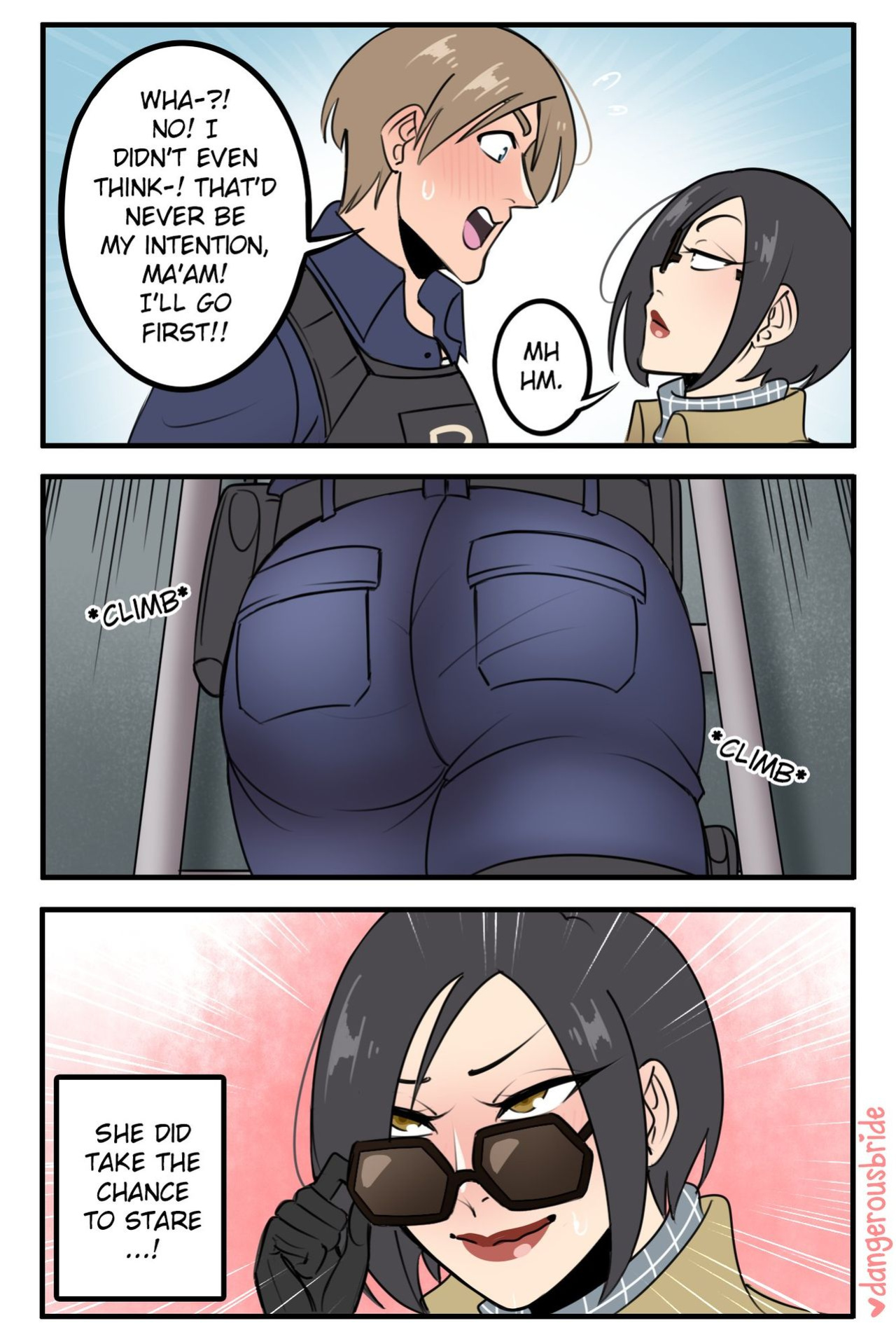 [DangerousBride] Her irresistible rookie (Resident Evil)
