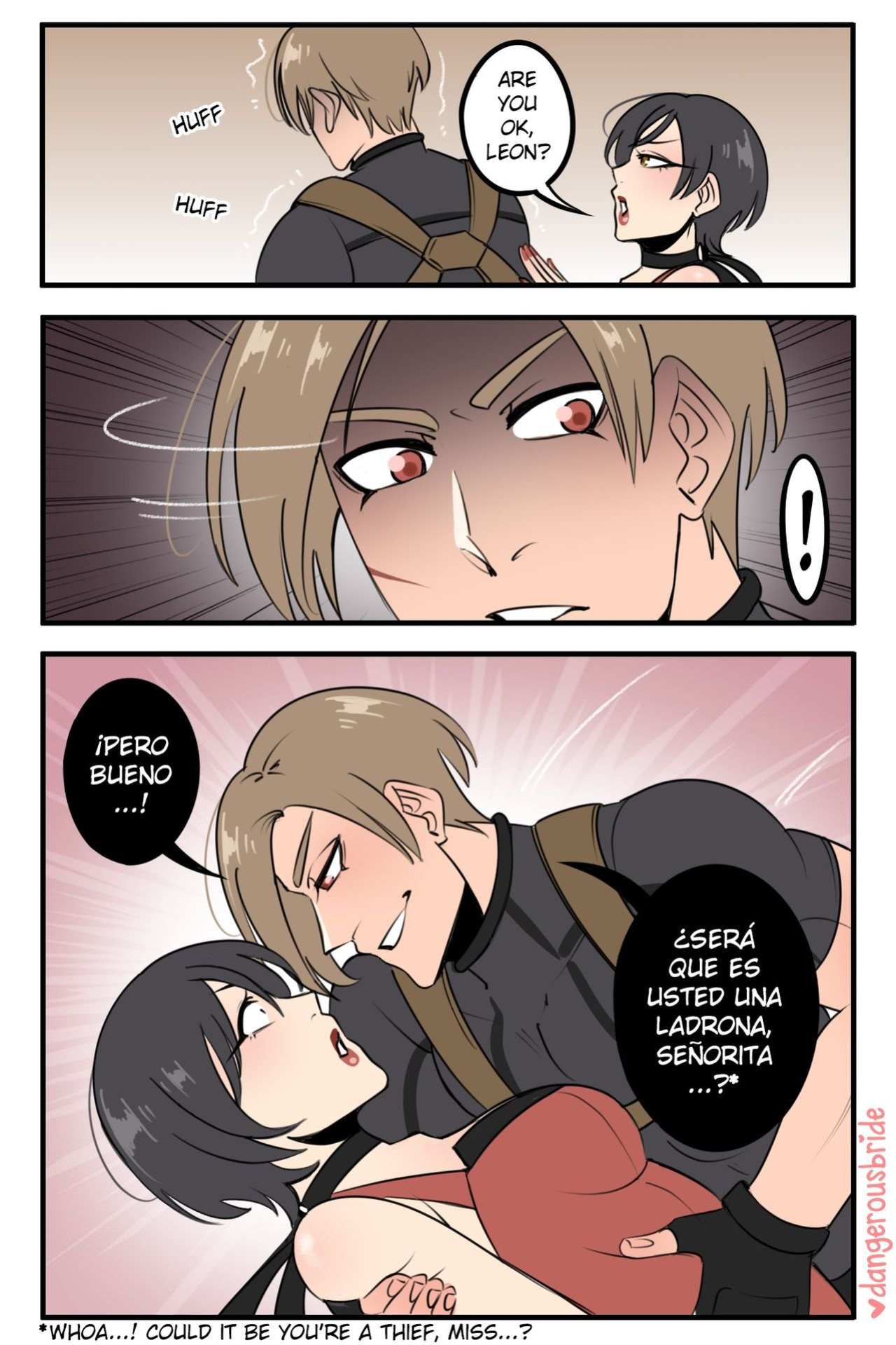 [DangerousBride] Her irresistible rookie (Resident Evil)