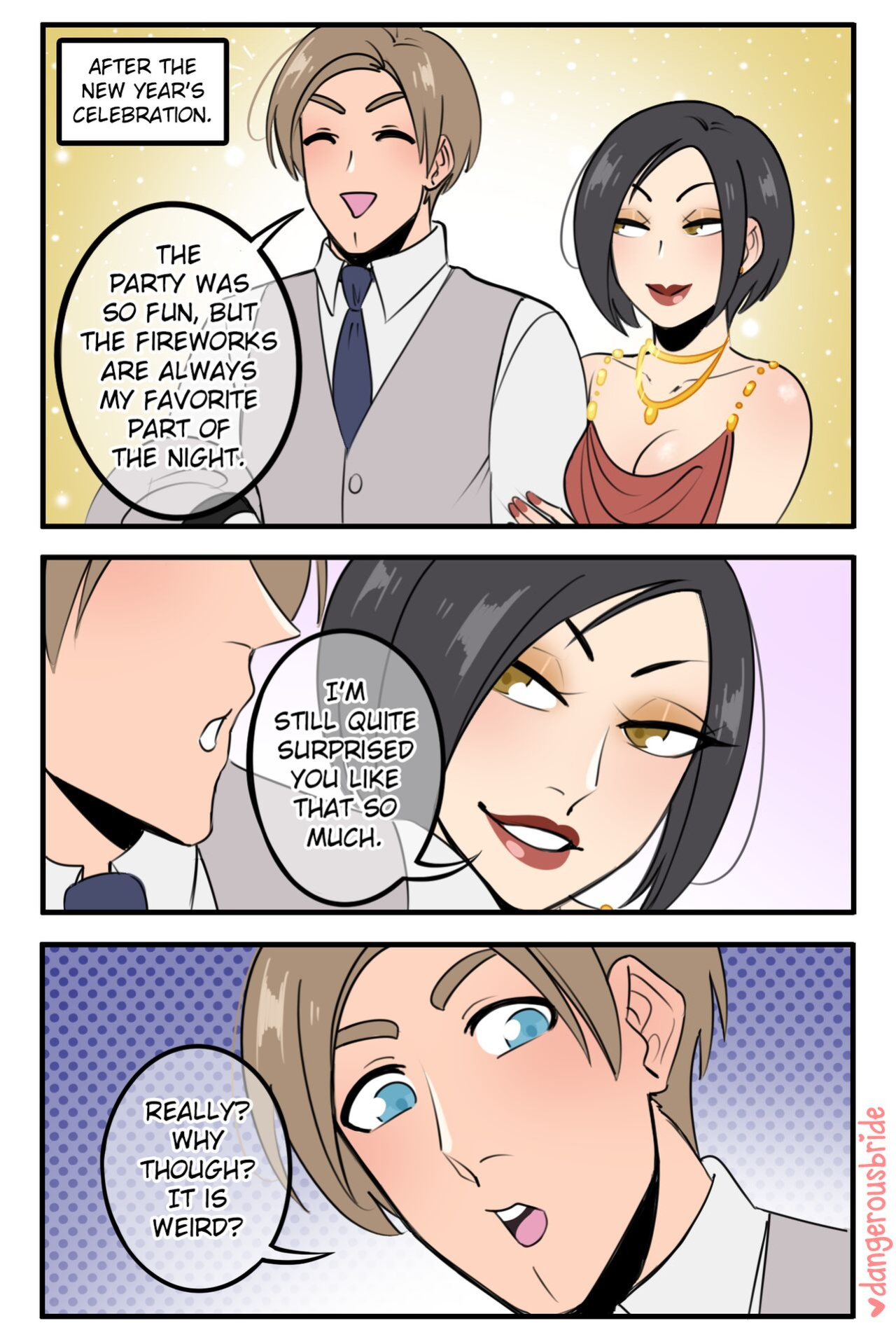 [DangerousBride] Her irresistible rookie (Resident Evil)
