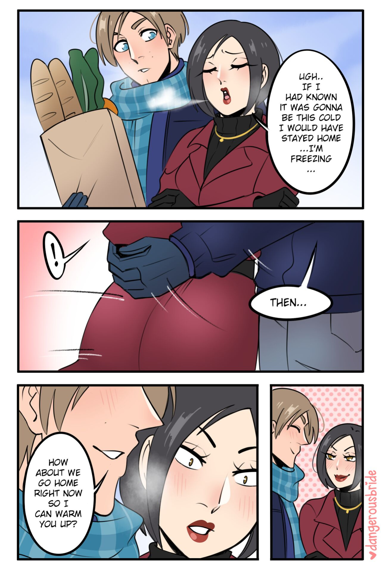 [DangerousBride] Her irresistible rookie (Resident Evil)