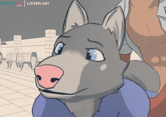 [lizardlars] Maeve The Wolf Loves Dinosaurs