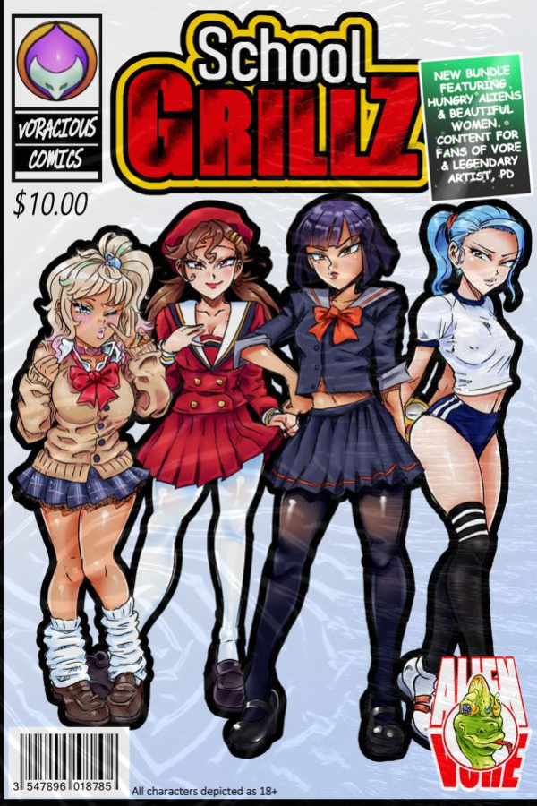 [VoraciousMoga] Voracious Comic's School Grillz Menu bundle!