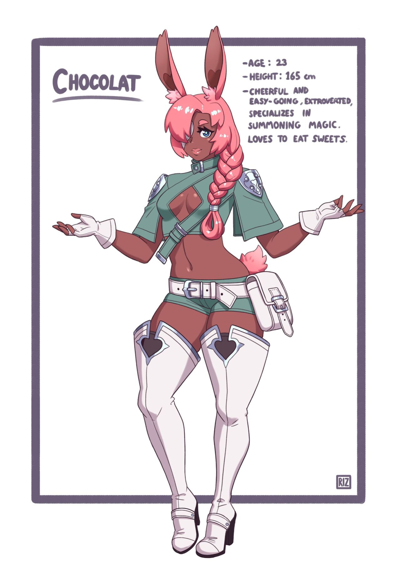 [RizDraws] Chocolat’s Shenanigans + Character Sheet
