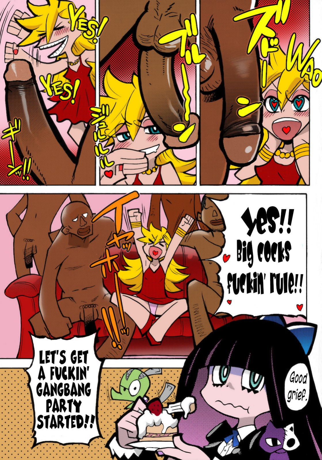 (C79) [Okina Keikaku (Shiwasu no Okina)] PANTY (Panty & Stocking with Garterbelt) [Colorized]