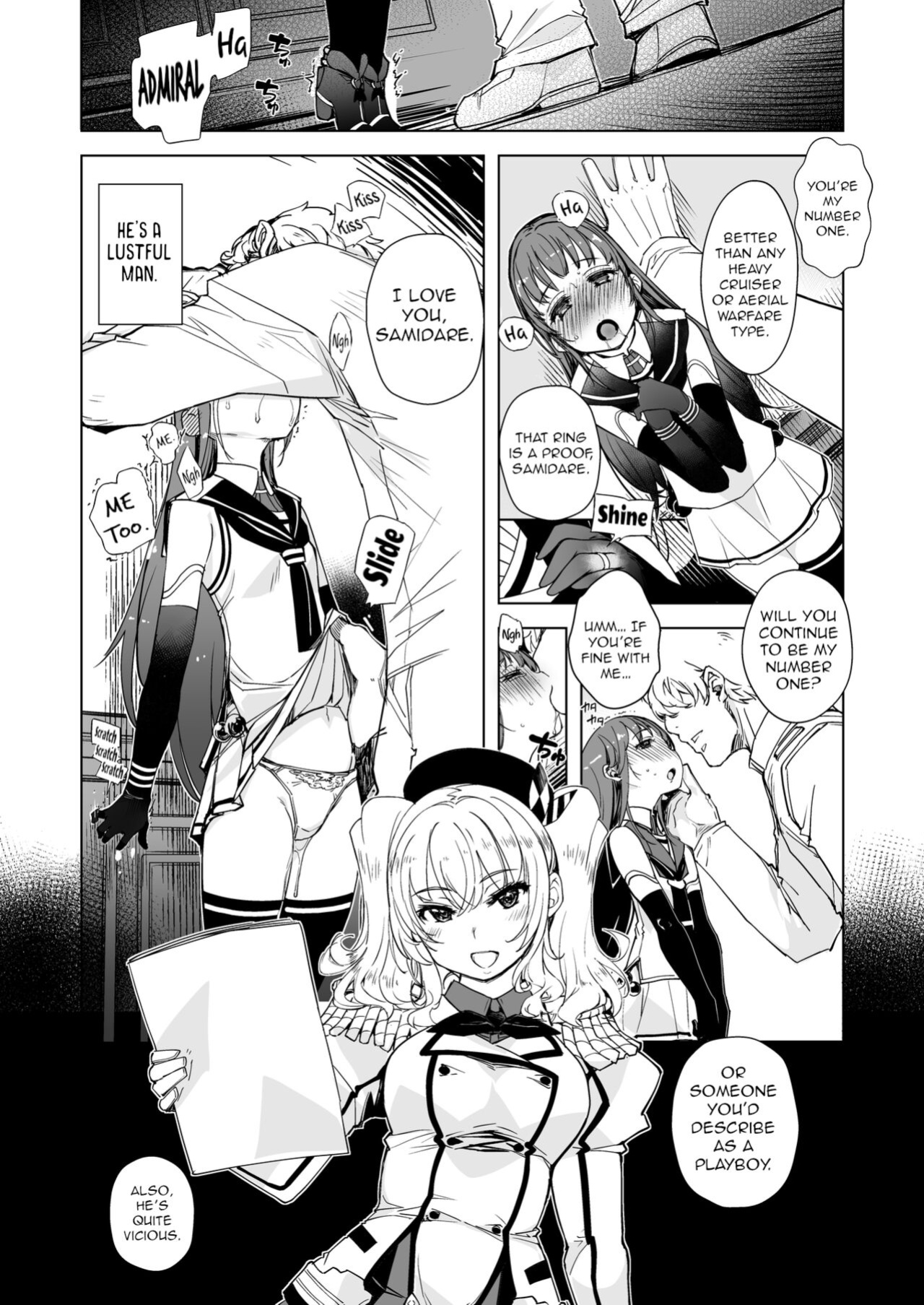 [Xration (mil)] Hishokan Kashima no Houkokusho 3 | Report of the Secretary Kashima 3 (Kantai Collection) {HMC Translation}