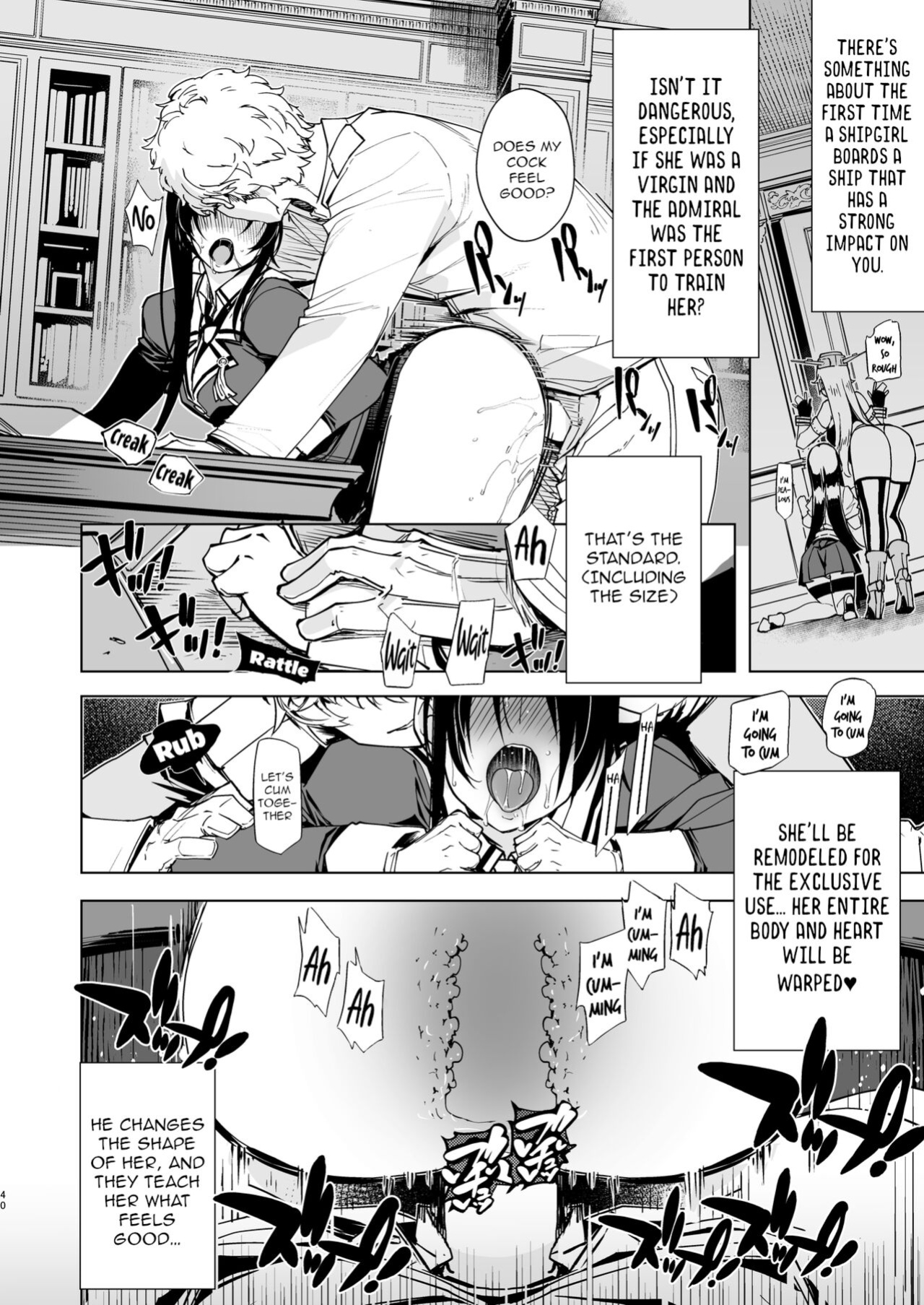 [Xration (mil)] Hishokan Kashima no Houkokusho 3 | Report of the Secretary Kashima 3 (Kantai Collection) {HMC Translation}
