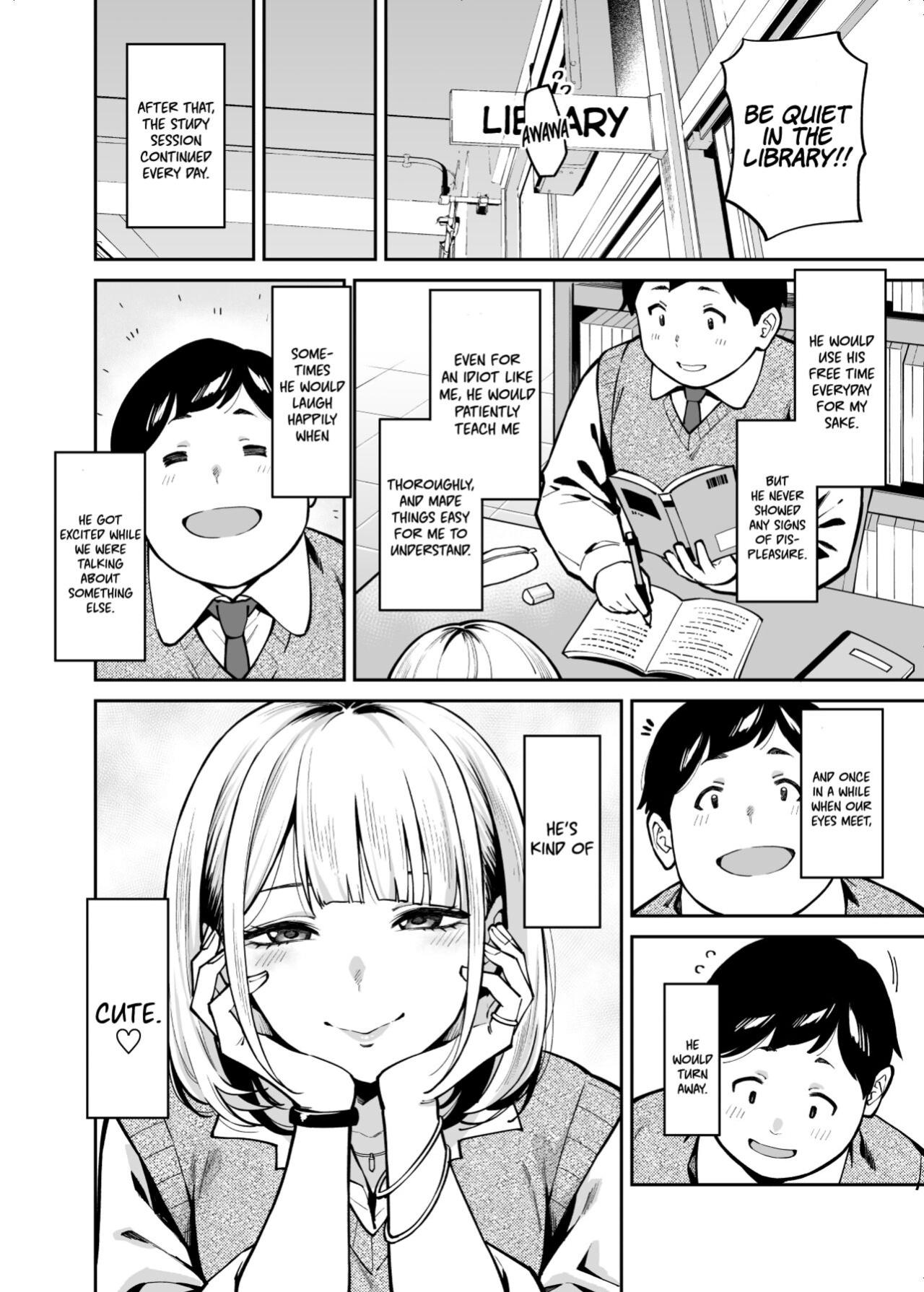 [Uchuusen Shoujigou (Shouji Nigou)] Gal wa Pocchari ni Koi o Suru | Gyaru Falls in Love with a Chubby [Coffedrug]