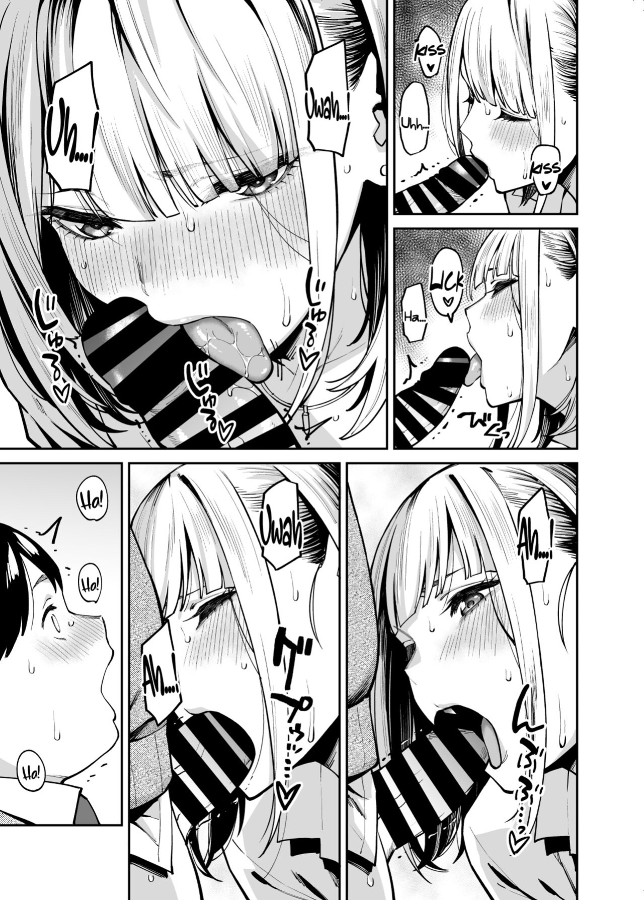 [Uchuusen Shoujigou (Shouji Nigou)] Gal wa Pocchari ni Koi o Suru | Gyaru Falls in Love with a Chubby [Coffedrug]