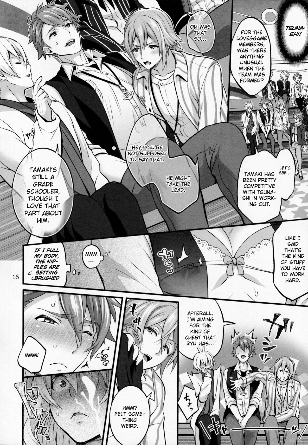 (TOP OF THE STAGE 19) [Temparing (Tokimachi Eisei)] Futanari ni Natte Shimatta Tajimusho Manager no Watashi ga Eroero Beast de Wadai no Idol Tsunashi Ryunosuke-san to Himitsu no Shitagi Trade (IDOLiSH7)