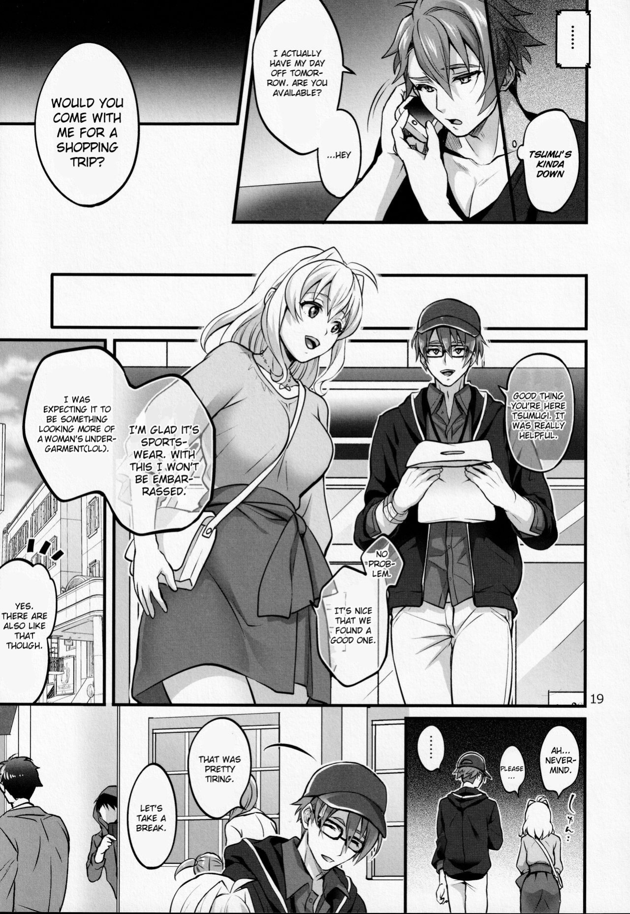 (TOP OF THE STAGE 19) [Temparing (Tokimachi Eisei)] Futanari ni Natte Shimatta Tajimusho Manager no Watashi ga Eroero Beast de Wadai no Idol Tsunashi Ryunosuke-san to Himitsu no Shitagi Trade (IDOLiSH7)