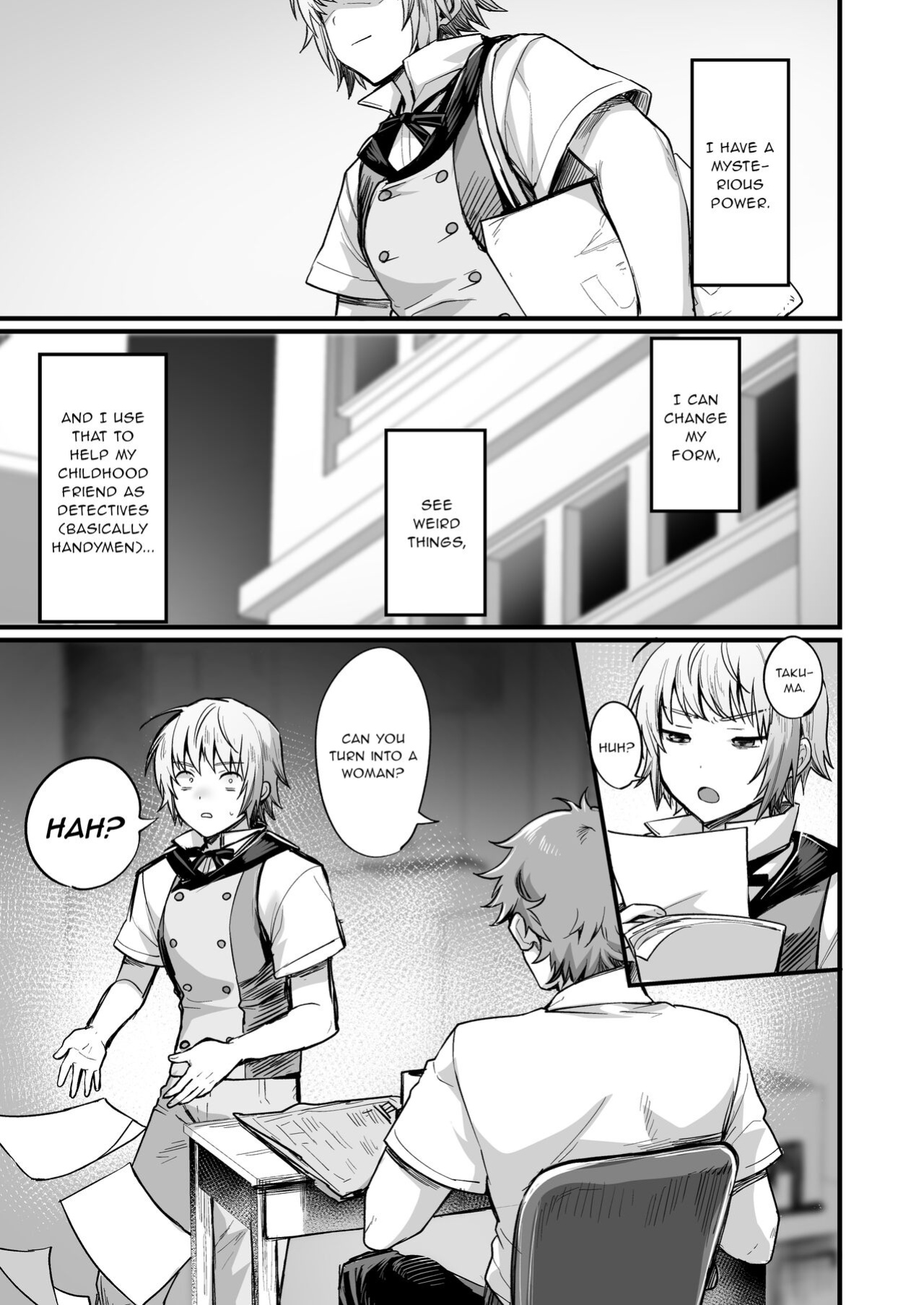 [Doujin Echigoya (Echigoya Takeru)] TS Tantei Narawashi no Mura Hen [Gentletemptl]
