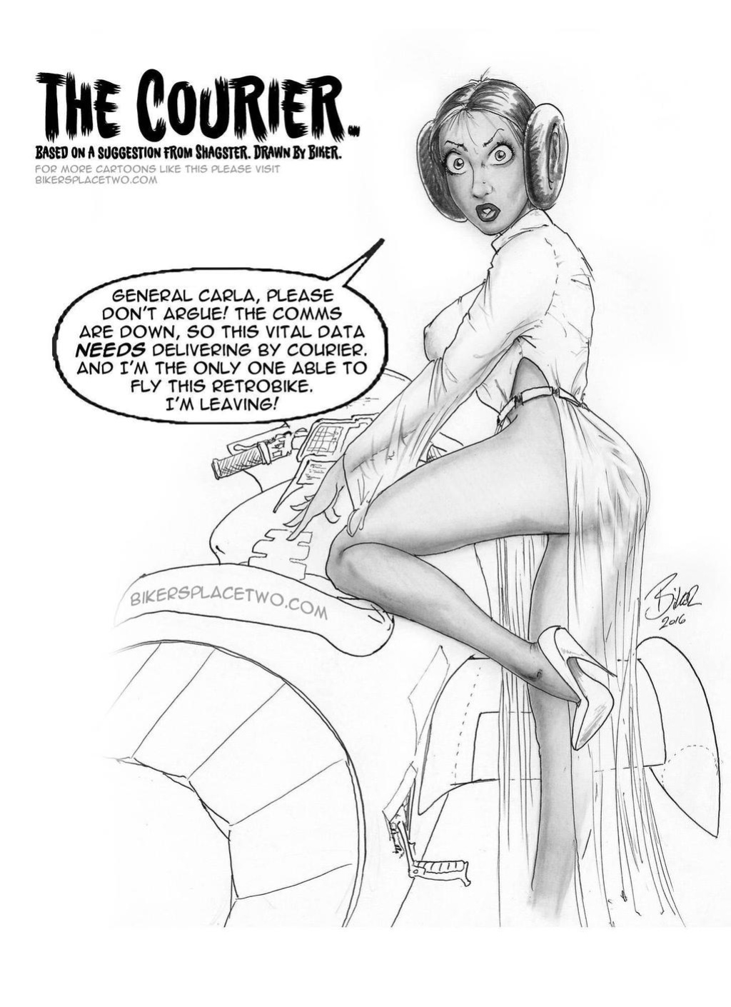 Princess Leia - The Courier
