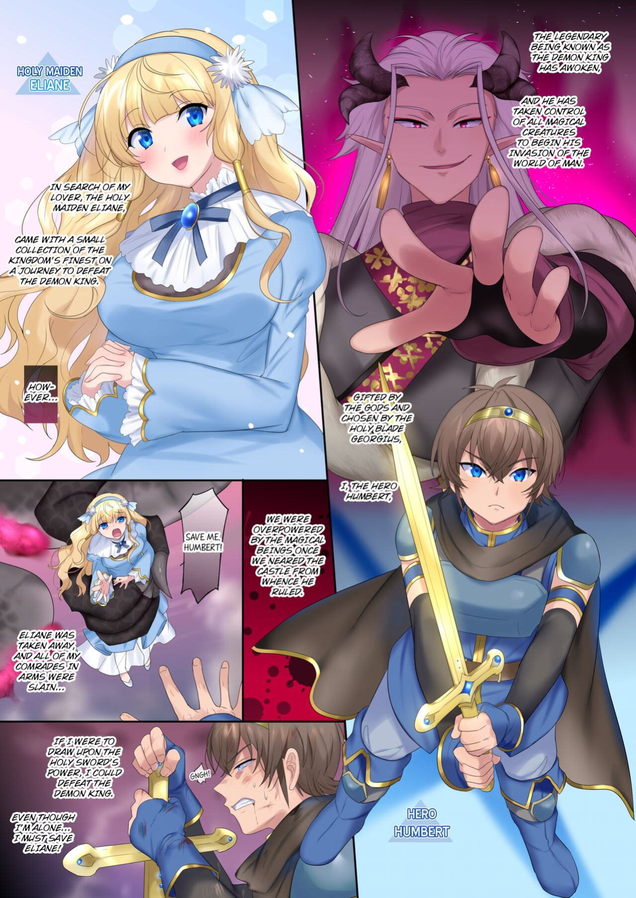[TSF no F (Hiiragi Popura, Yotsuba Chika)] Yuusha Aku ni Ochiru ~Ryu Hime Meifa no Kakusei~ | A Hero's Fall from Grace Dragon Princess