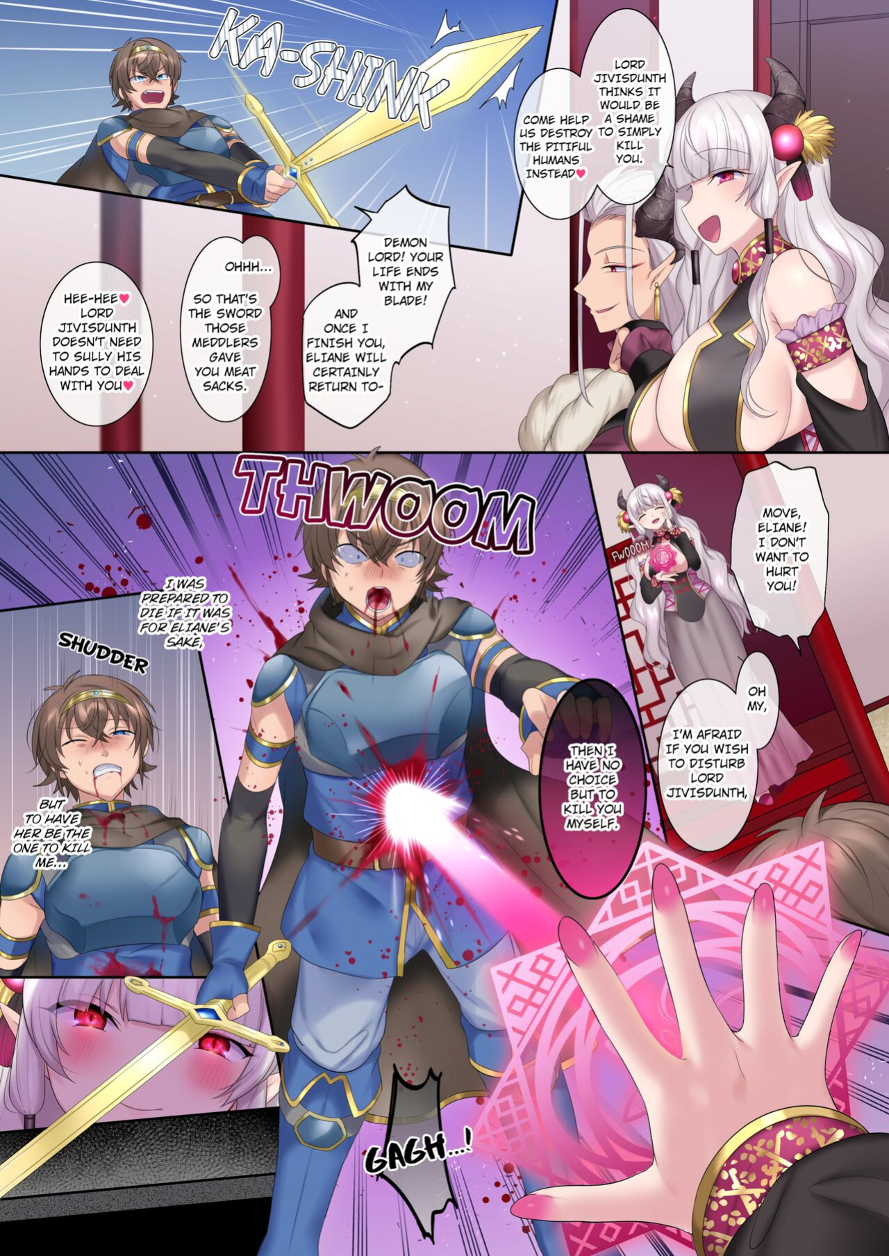 [TSF no F (Hiiragi Popura, Yotsuba Chika)] Yuusha Aku ni Ochiru ~Ryu Hime Meifa no Kakusei~ | A Hero's Fall from Grace Dragon Princess