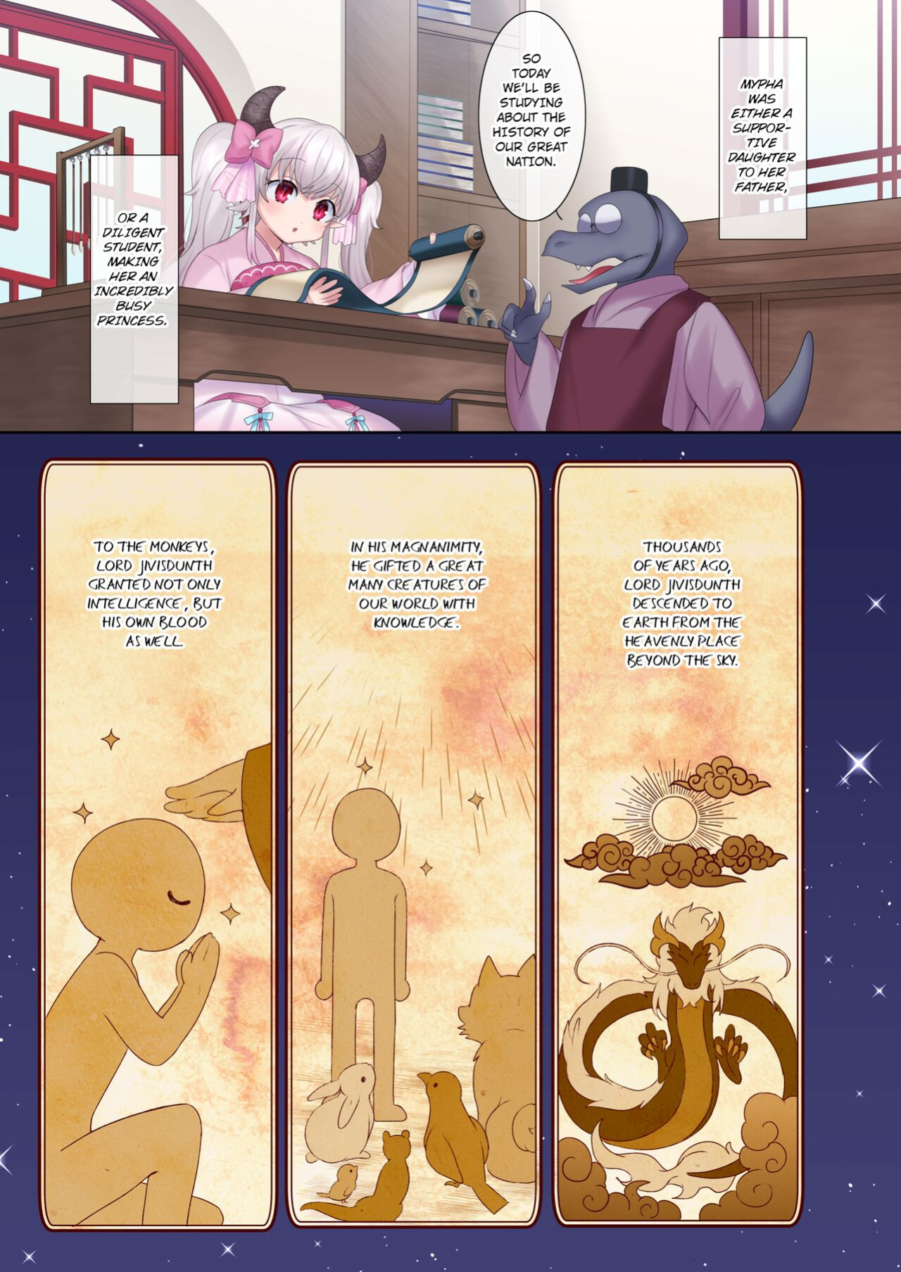 [TSF no F (Hiiragi Popura, Yotsuba Chika)] Yuusha Aku ni Ochiru ~Ryu Hime Meifa no Kakusei~ | A Hero's Fall from Grace Dragon Princess