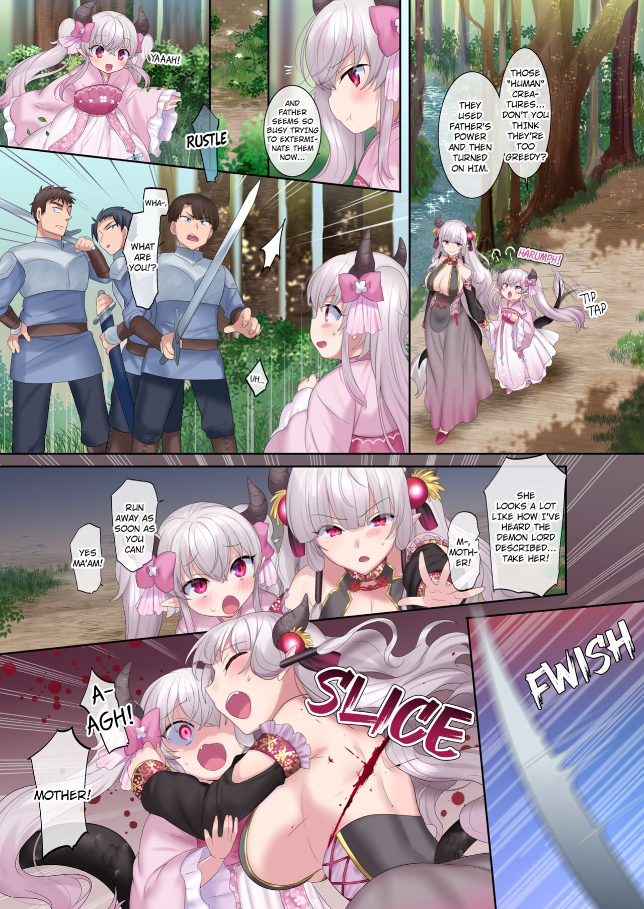 [TSF no F (Hiiragi Popura, Yotsuba Chika)] Yuusha Aku ni Ochiru ~Ryu Hime Meifa no Kakusei~ | A Hero's Fall from Grace Dragon Princess