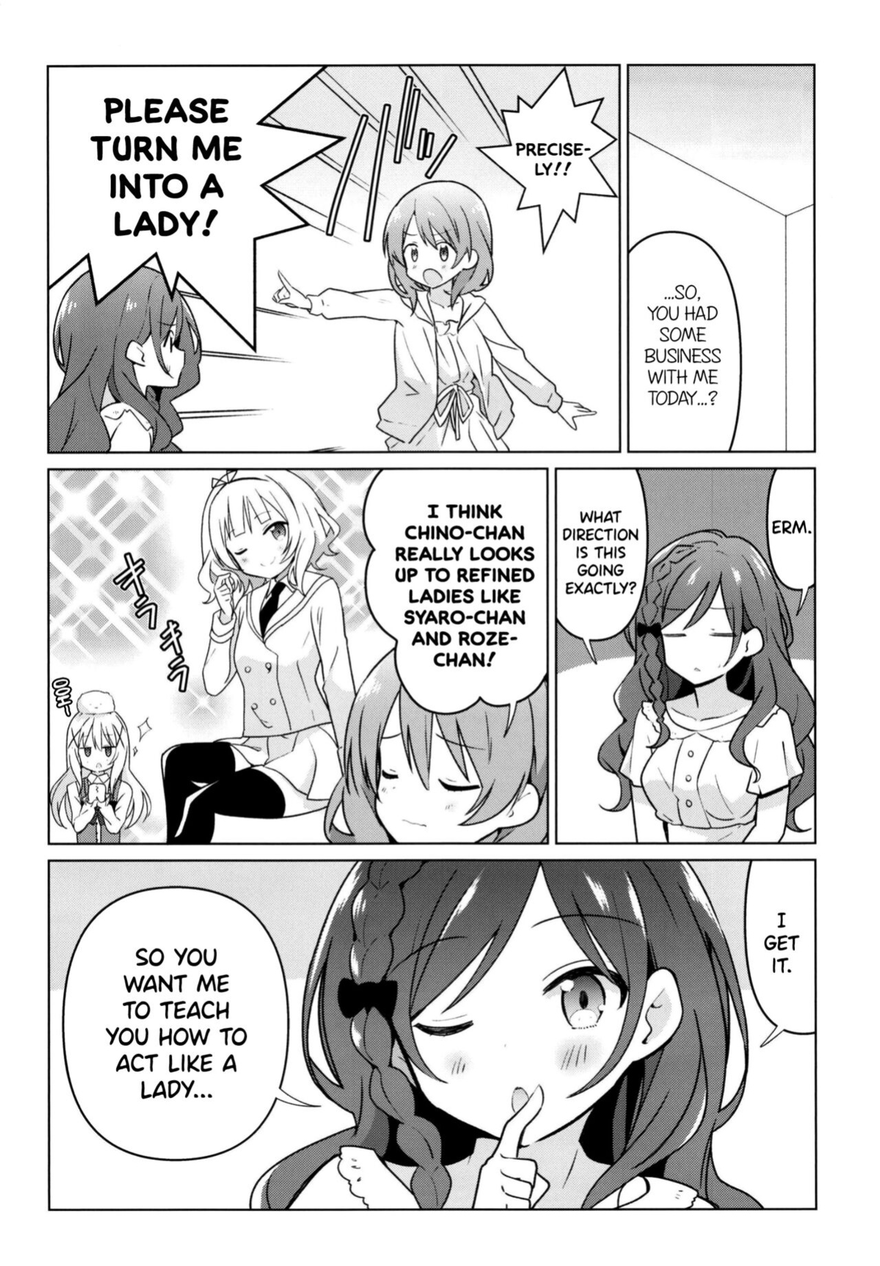 [vivid_dot (Nanakusa Amane)] KokoRoze de Yuri ni Mezameru Hon | A Book Where CocoRoze Awaken to Yuri (Gochuumon wa Usagi desu ka?) [/u/ Scanlations]