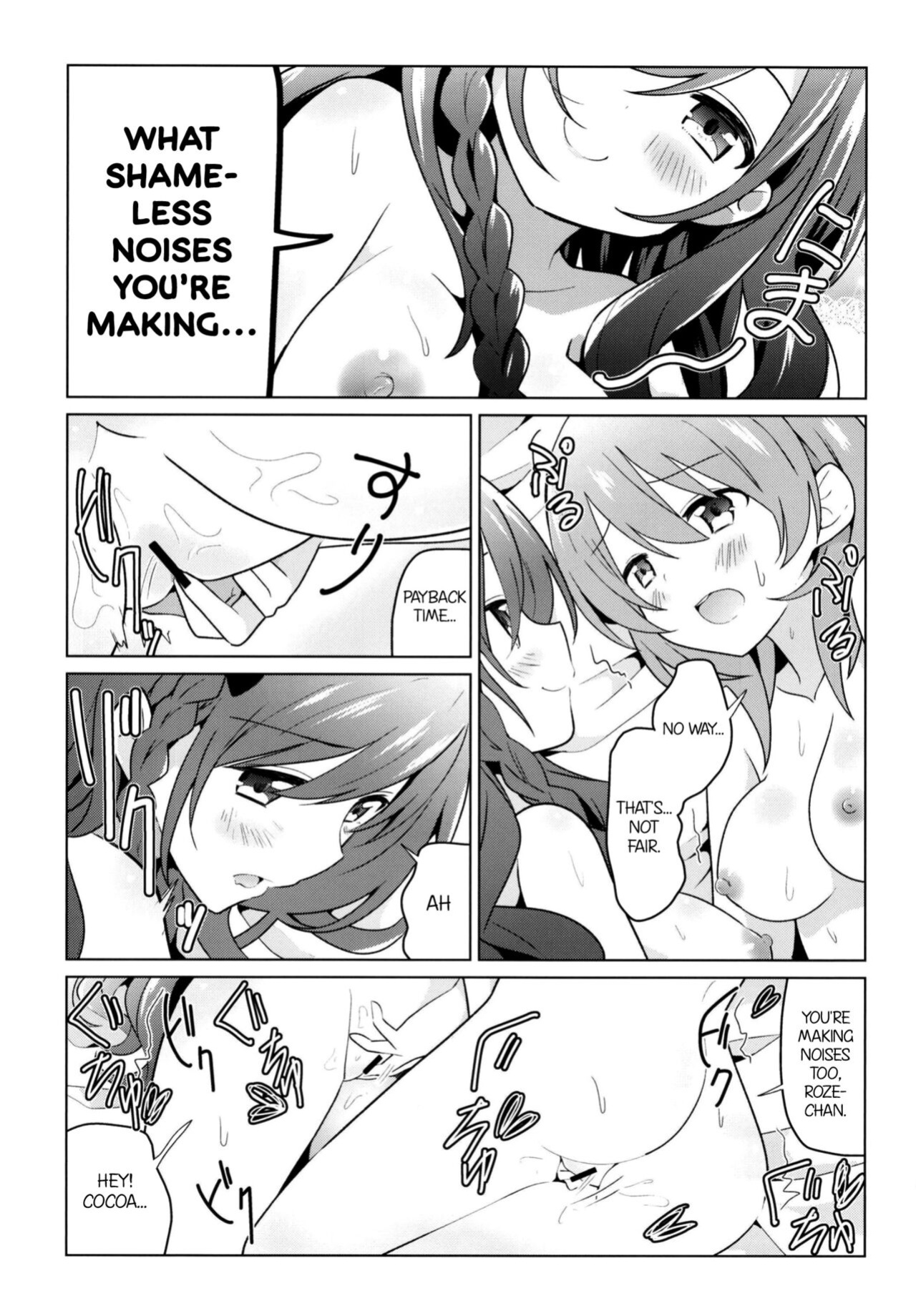 [vivid_dot (Nanakusa Amane)] KokoRoze de Yuri ni Mezameru Hon | A Book Where CocoRoze Awaken to Yuri (Gochuumon wa Usagi desu ka?) [/u/ Scanlations]