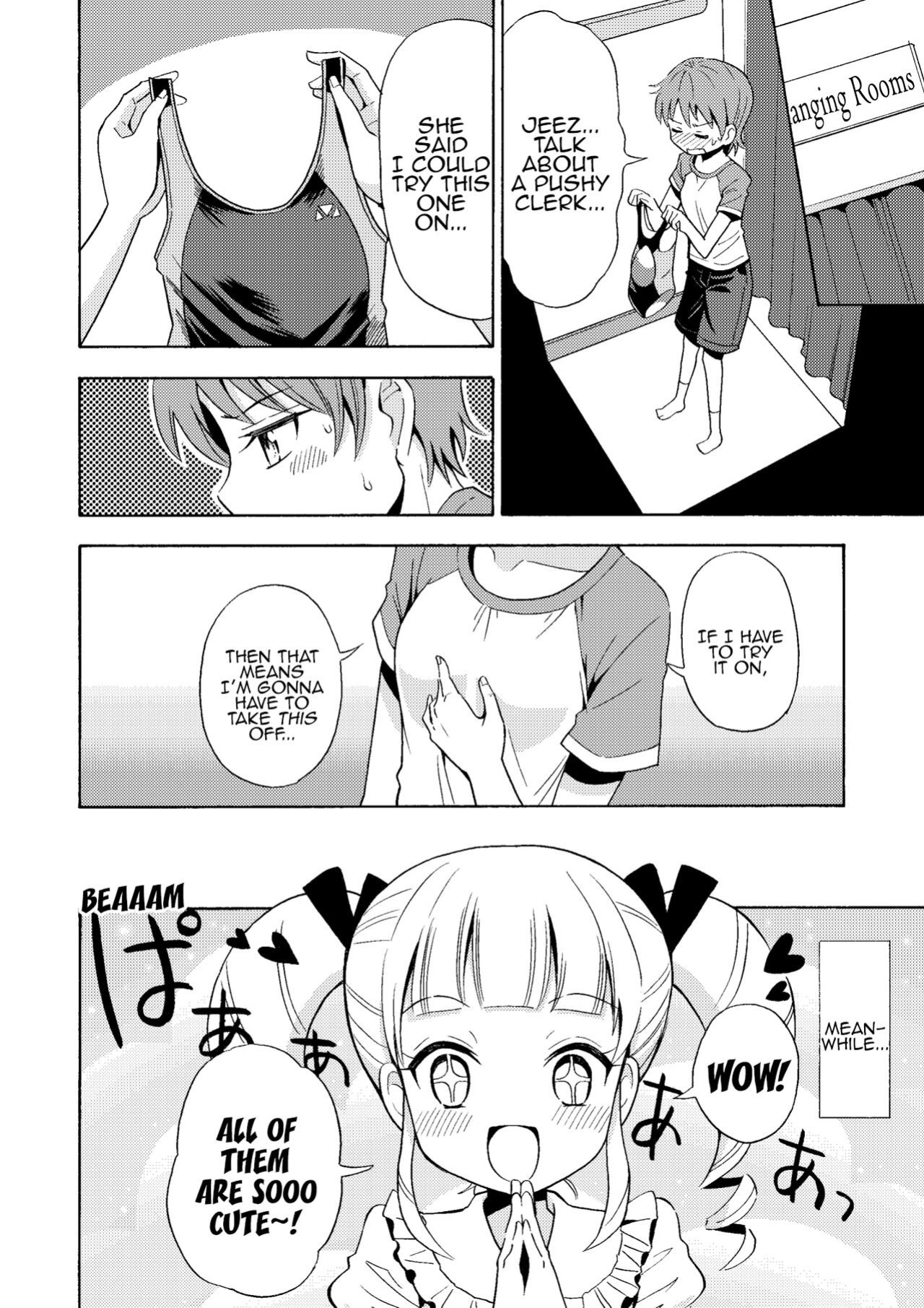 [Yoshida Gorou Shoukai (Yoshida Gorou)] Happy Birthday 2 - Nyotaika Shita no de Mizugi o Kai ni Ittemita | Happy Birthday 2 - Because I have the body of a girl, I tried going shopping for swimsuits. [MMAG Translations]