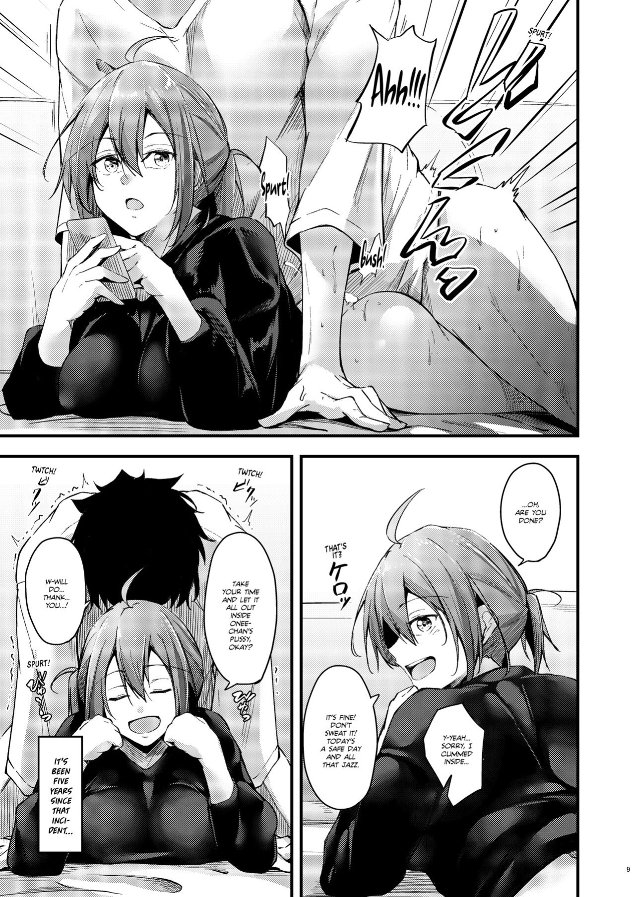 [Gakuen Ketsumeichou (Oriue Wato)] Itsudemo Dokodemo Nandemo Sasete Kureru Giri no Ane | 24/7 Sex with my Stepsister! [Team Rabu2]