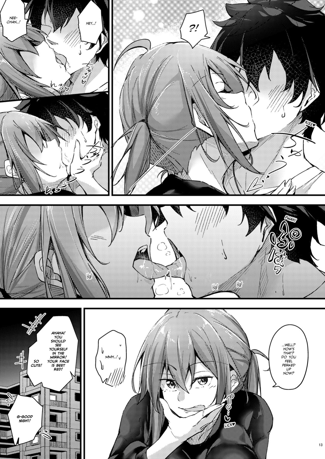 [Gakuen Ketsumeichou (Oriue Wato)] Itsudemo Dokodemo Nandemo Sasete Kureru Giri no Ane | 24/7 Sex with my Stepsister! [Team Rabu2]