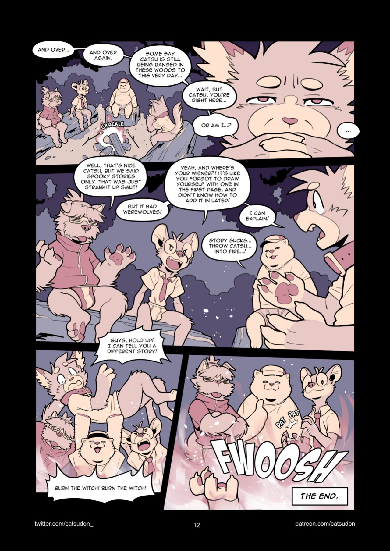 [Catsudon] Catsudon Gets Gang-banged In the Woods By Werewolves Who Are Also a Bunch of Dorks