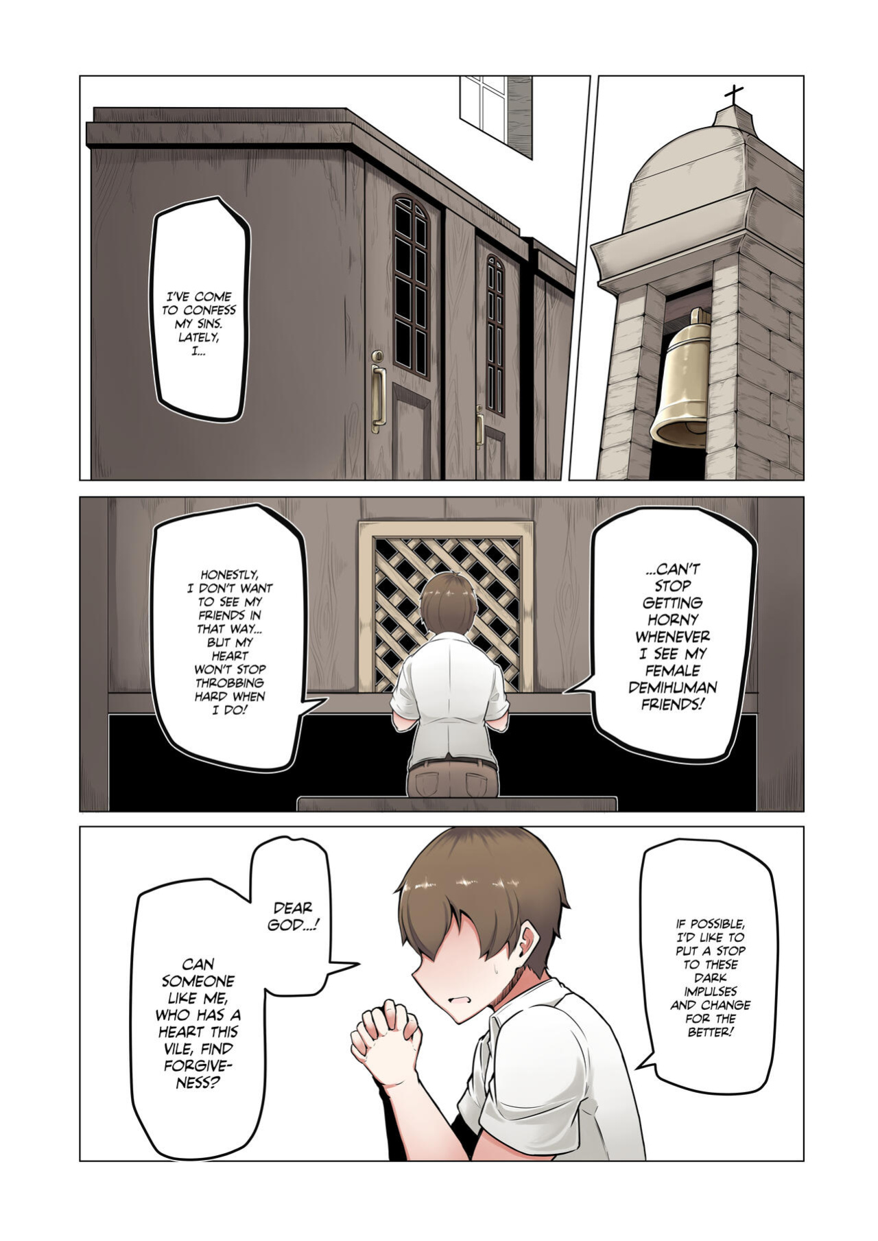 [Kaoritatsu Chaya (Ocha no Degarashi)] Dorodoro Zangeshitsu | Sticky Confessional! [Team Rabu2]