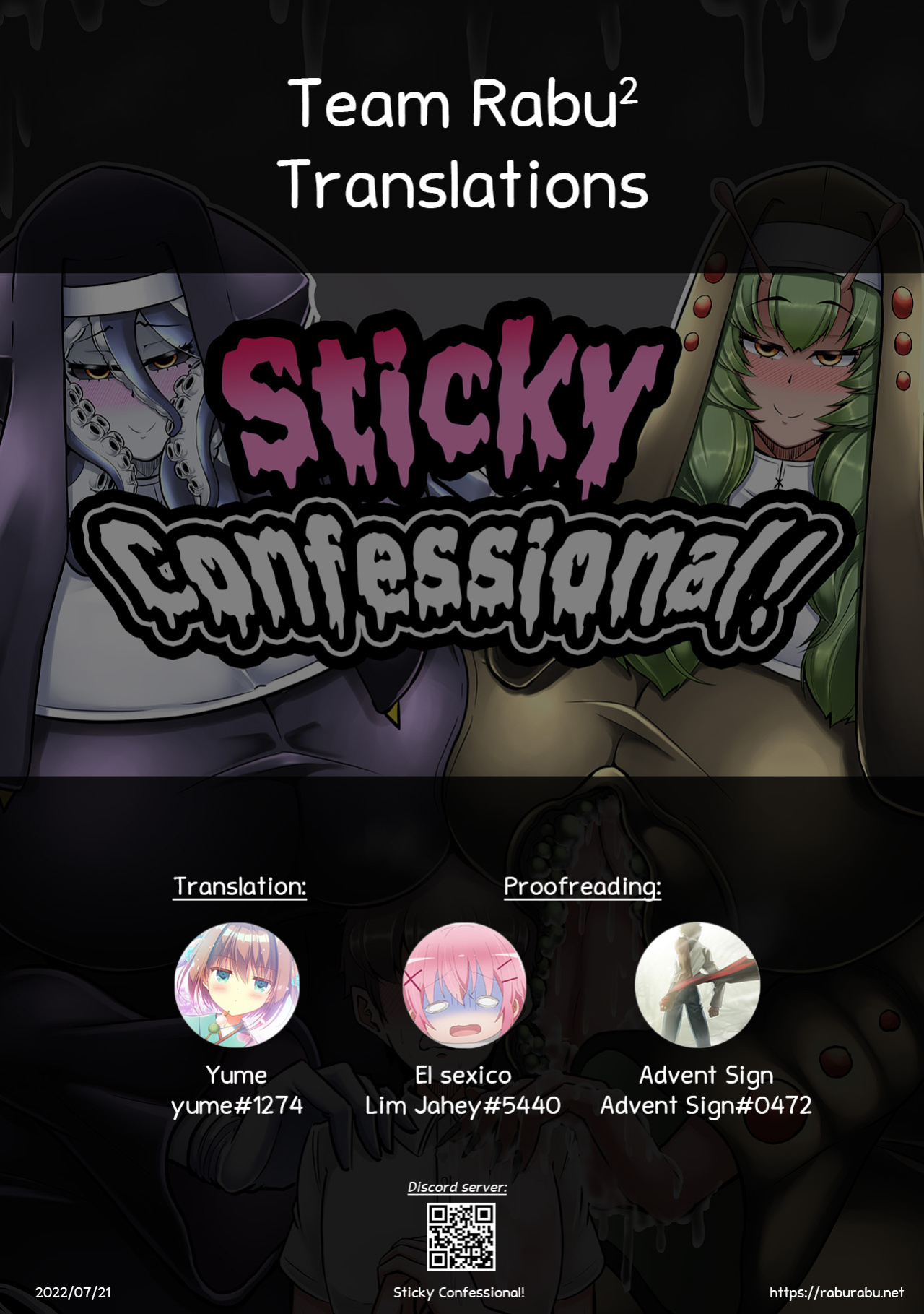 [Kaoritatsu Chaya (Ocha no Degarashi)] Dorodoro Zangeshitsu | Sticky Confessional! [Team Rabu2]