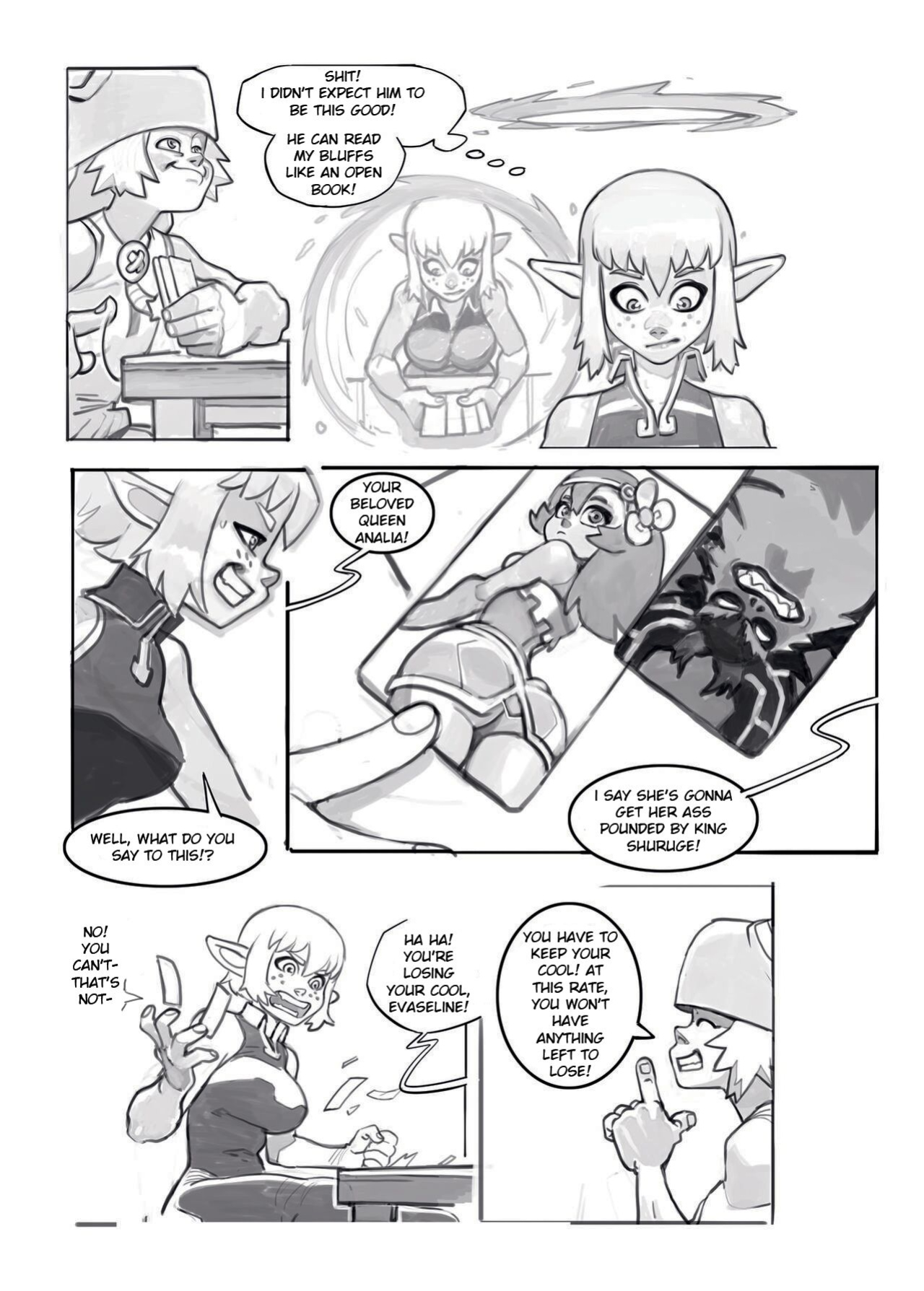 JJ Frenchie Wakfu Strip Poker English Translation