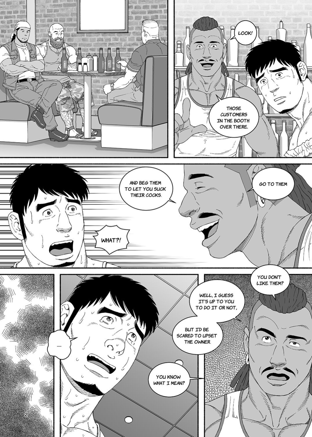 [Tagame Gengoroh] COCKSUCKER Dachi no Oyaji ni Mesu ni Sarete 3 | COCKSUCKER I Got Turned into My Best Friend's Father's Bitch 3