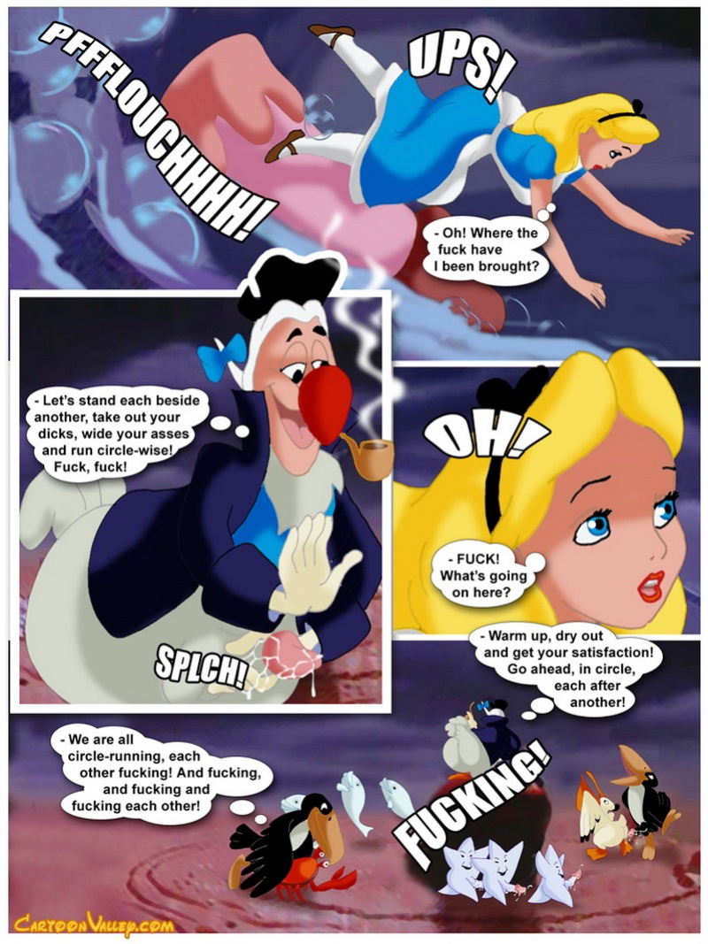 Cartoon Valley - Alice in Wonderfuckers Land