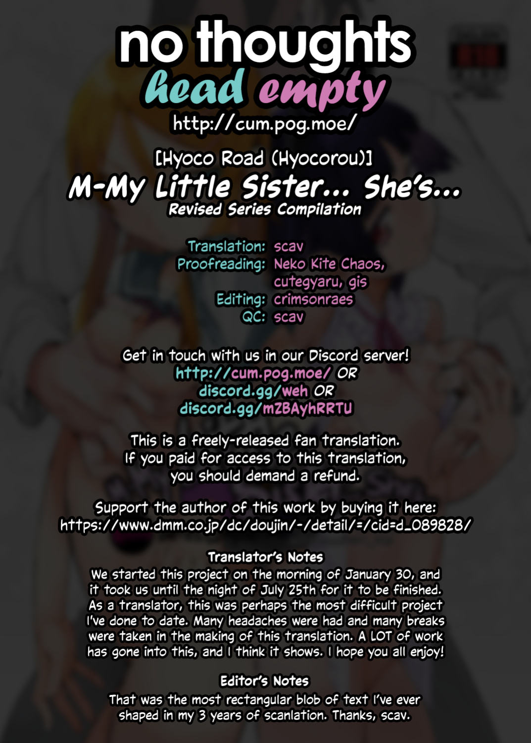 [Hyoco Road (Hyocorou)] O, Ore no Imouto gaa Soushuuhen Kai | M- My Little Sister... She's... Revised Series Compilation (Ore no Imouto ga Konna ni Kawaii Wake ga Nai) [head empty]