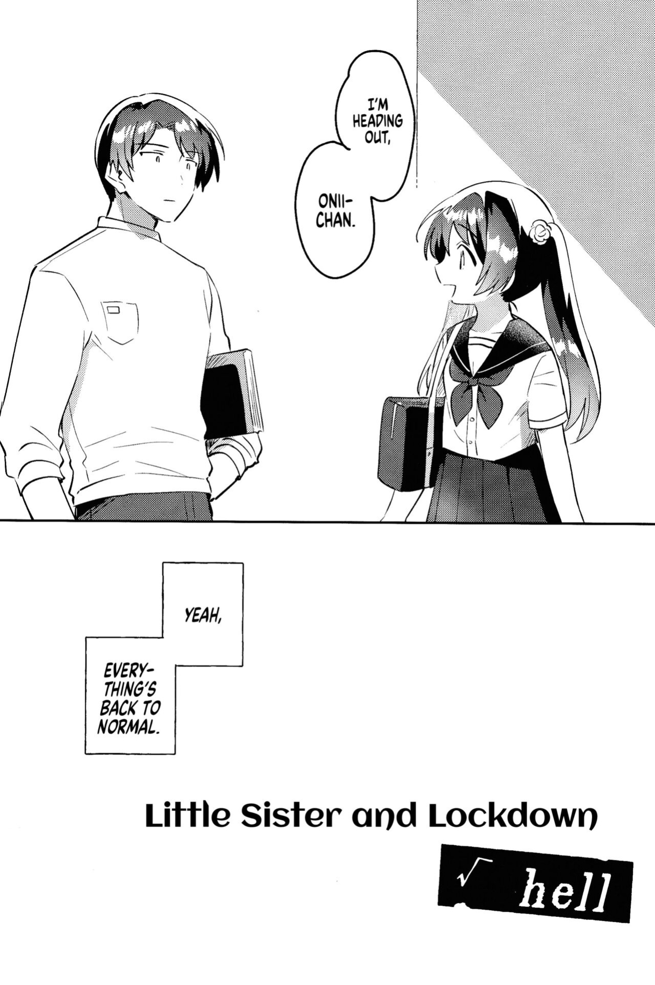 (COMIC1☆20) [squeezecandyheaven (Ichihaya)] Imouto to Lockdown √hell | In Lockdown Hell With My Little Sister