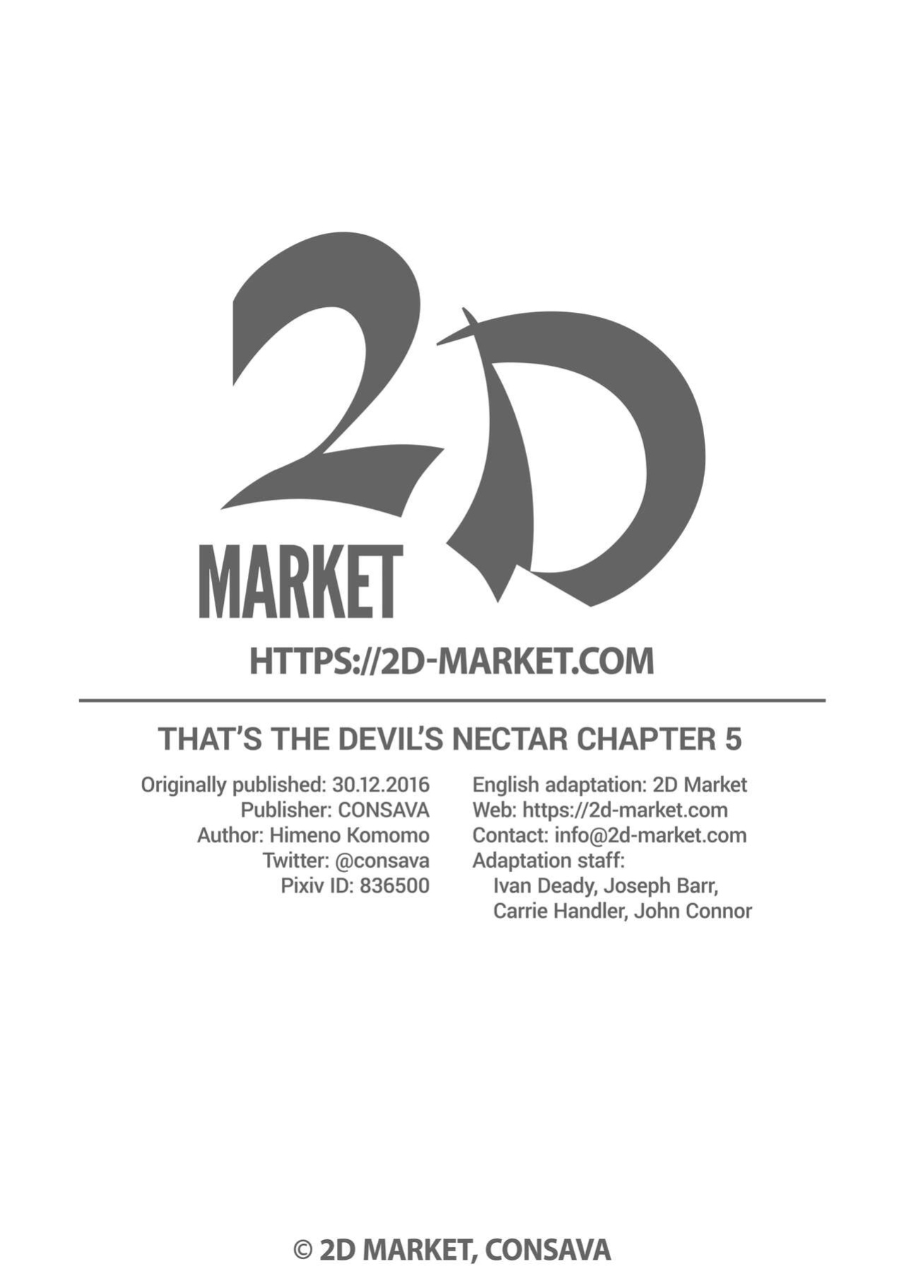 [Consava (Himeno Komomo)] Sore wa Zankoku na Akuma no Mitsu (5 Kan) | That's the Devil's Nectar Chapter 5 - The End