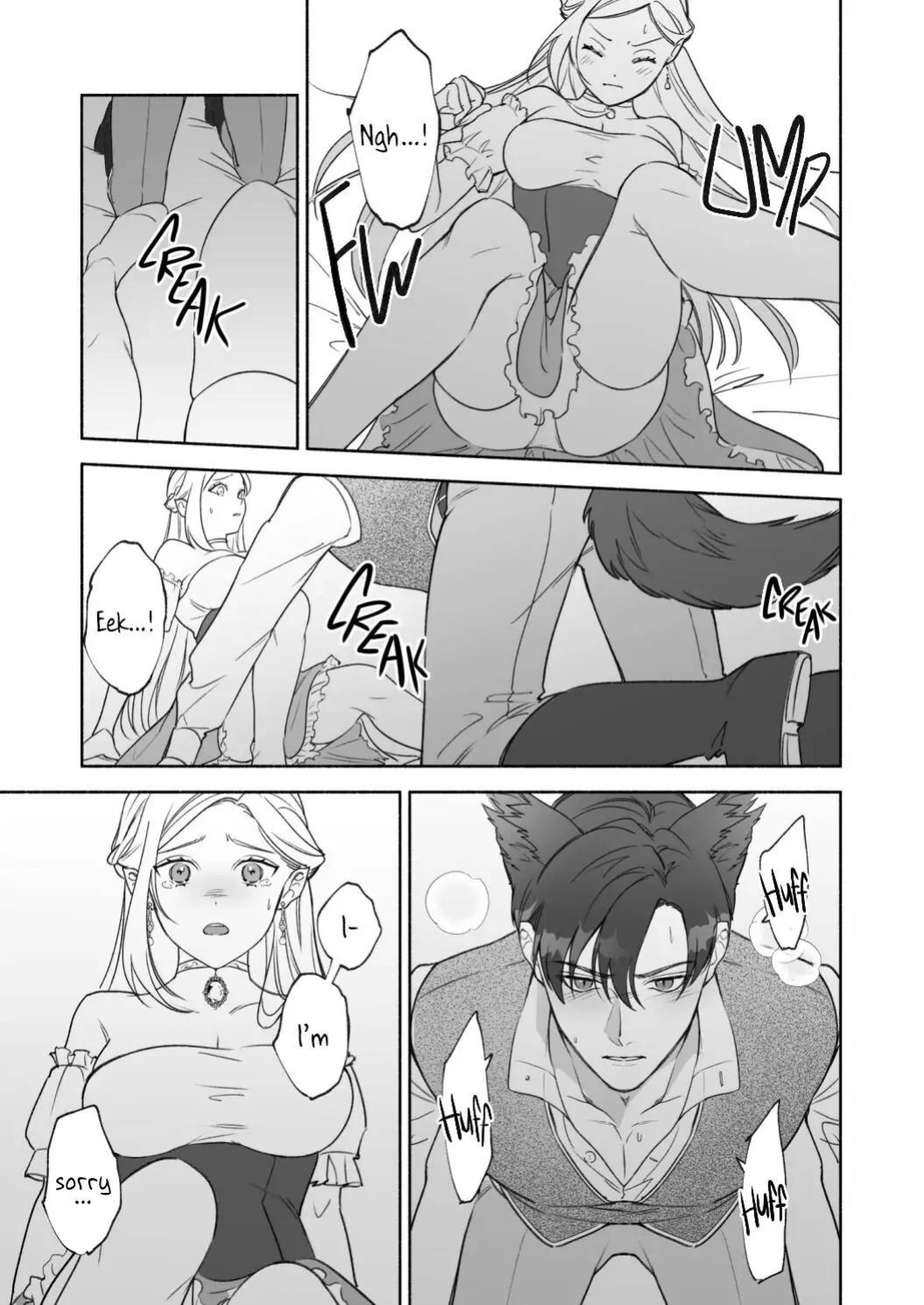 [pota] Henachoko Kyuuketsuki wa Ookami Kishi no Chi ga Hoshii | Greenhorn Vampiress wants the Wolven Knight's Blood (Snudae Scans)