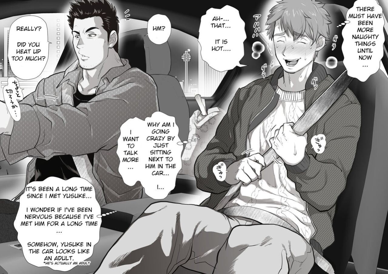 [Ochaocha Honpo (Chabashira Tatsukichi)] Tomodachi no Otou-san Yusuke-san no Kuruma Hen | Friend's Dad Yusuke's Car Edition Ch. 5