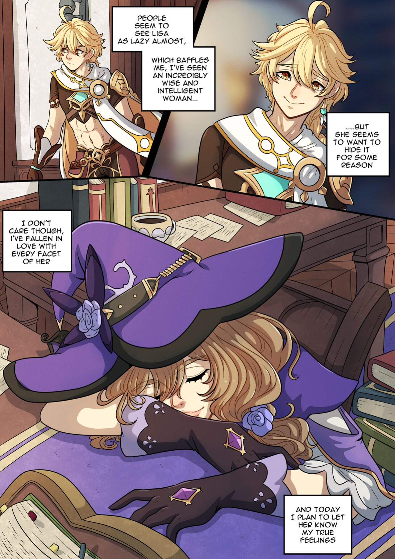The Traveler's Guide to Teyvat's Heart-Lisa