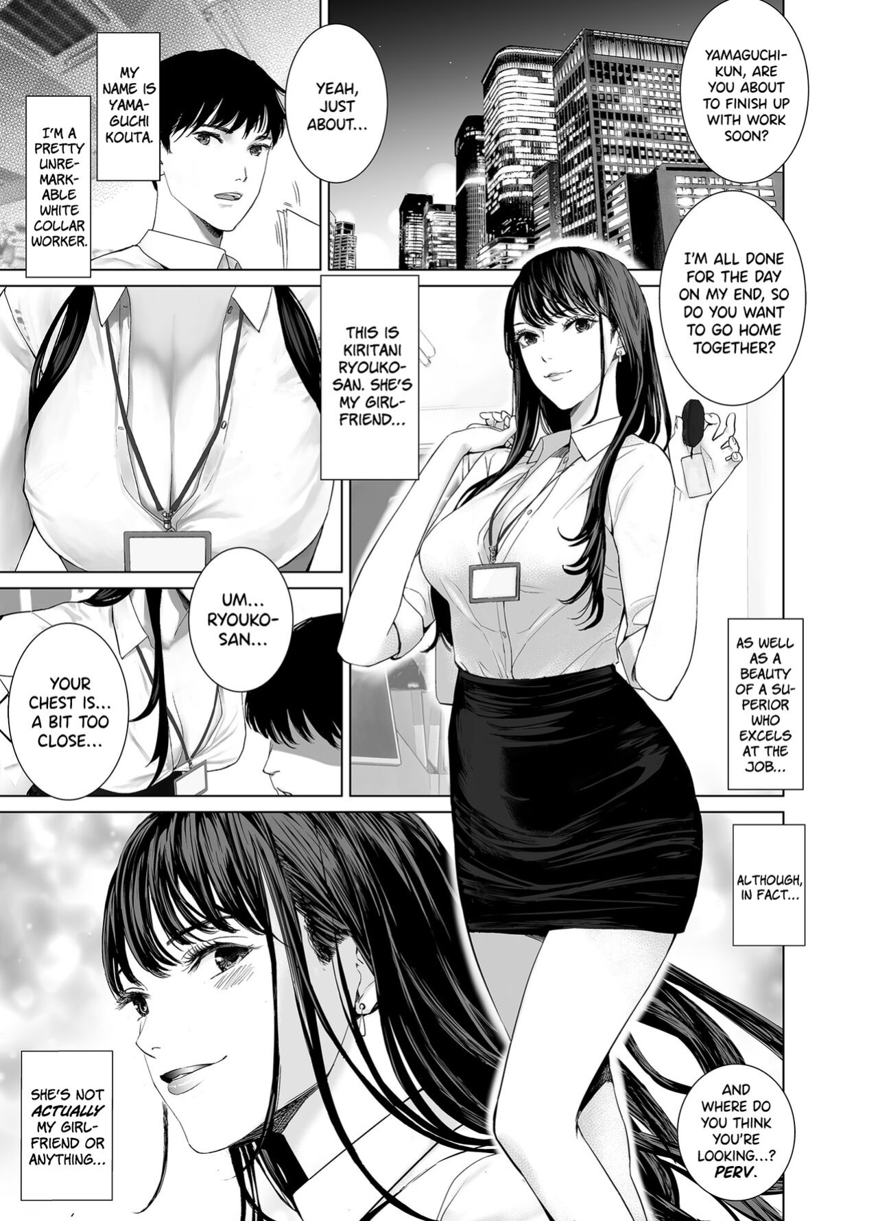 [Marialite (shida)] Saenai Kouhai wa Bijin OL to Hitotsu ni Naru | How a Dull Office Worker Became One with His Hottie Superior [BoundaryTL]