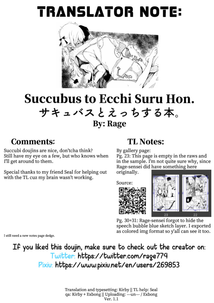 [Rodiura. (Rage)] Succubus to Ecchi Suru Hon. [Kirby]