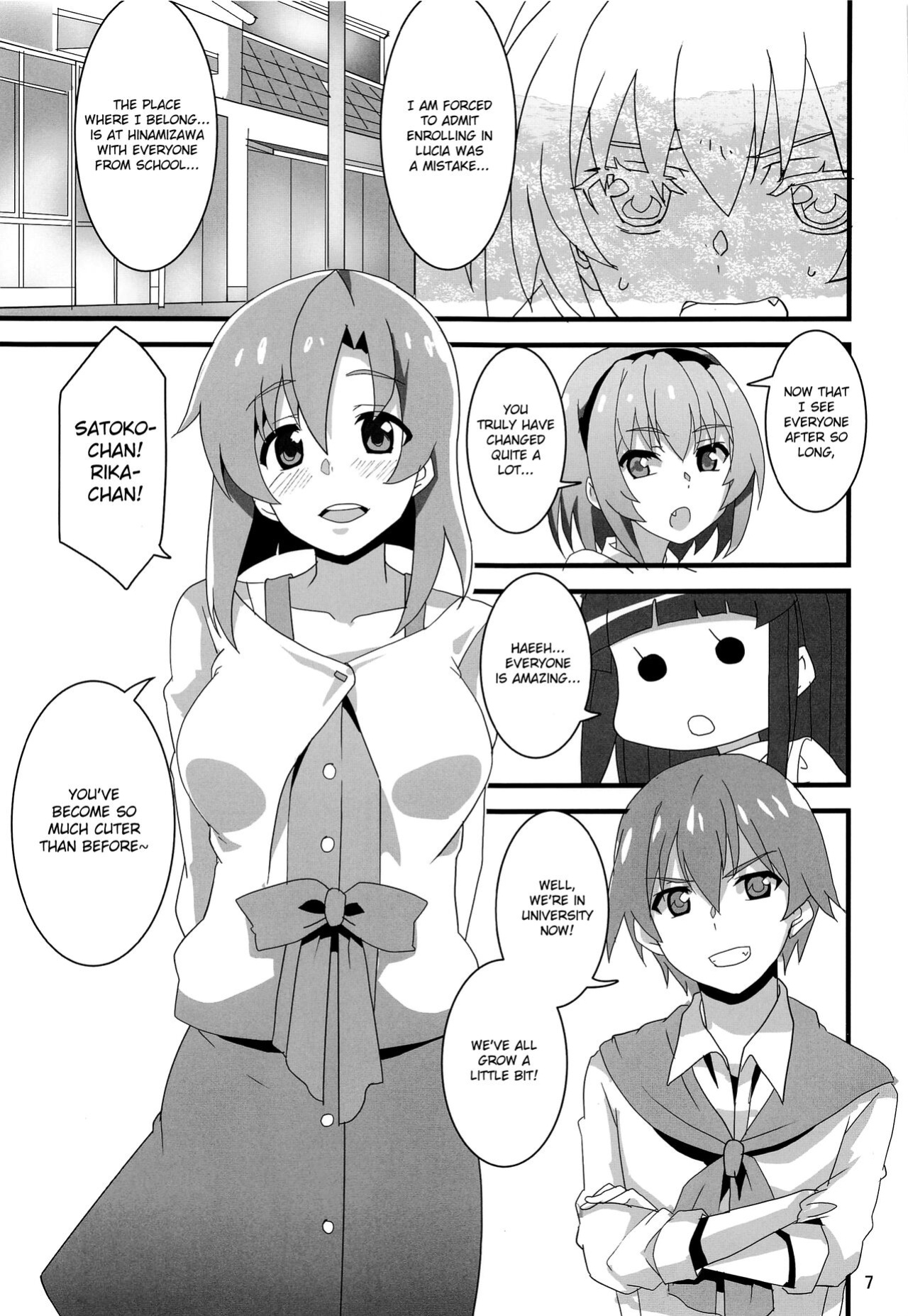 (COMIC1☆20) [BlueMage (Aoi Manabu)] Houjou Satoko Lucia ni Naku (Higurashi no Naku Koro ni Gou)