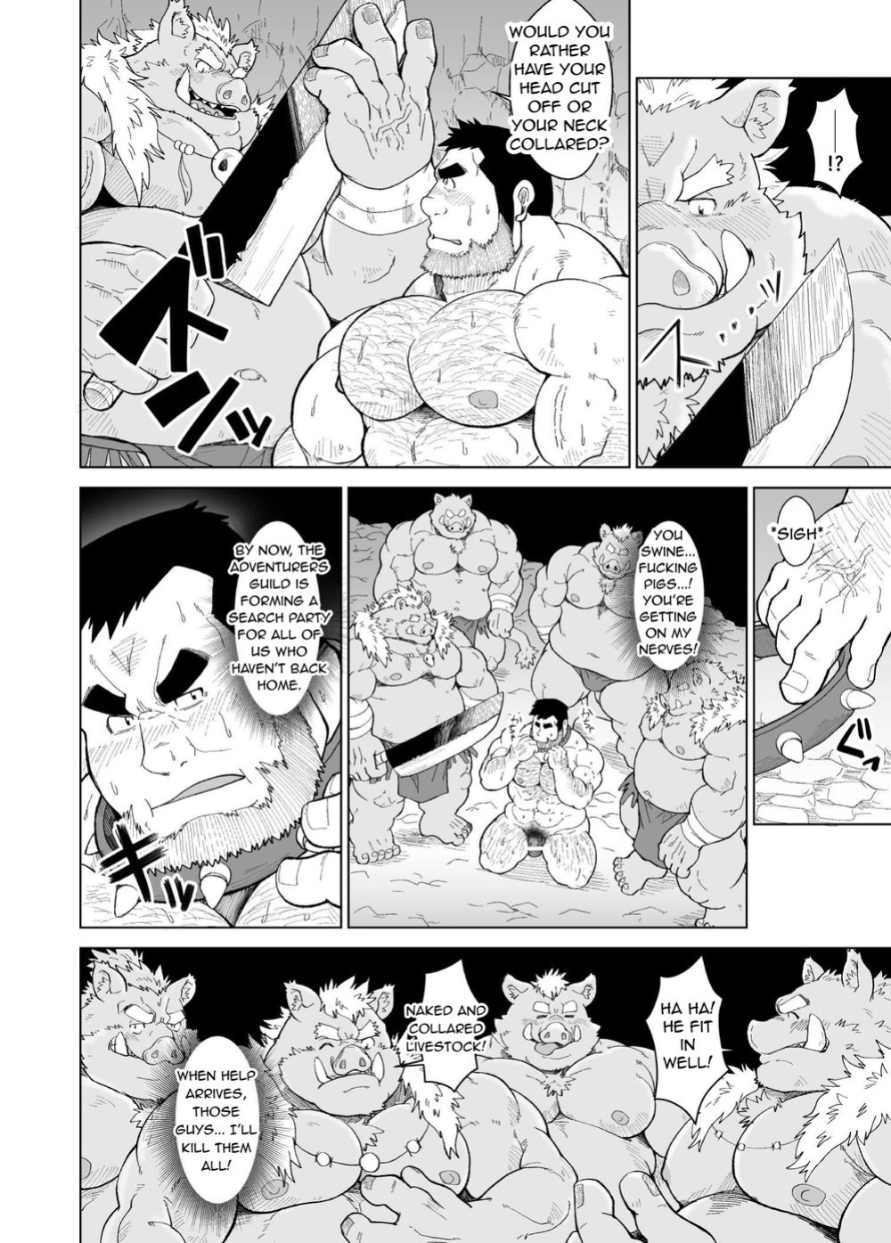 [Bear Tail (Chobikuma)] Buta Dorei Sono Ichi no Ni | Pig Slave Alternative [Gachidebu]