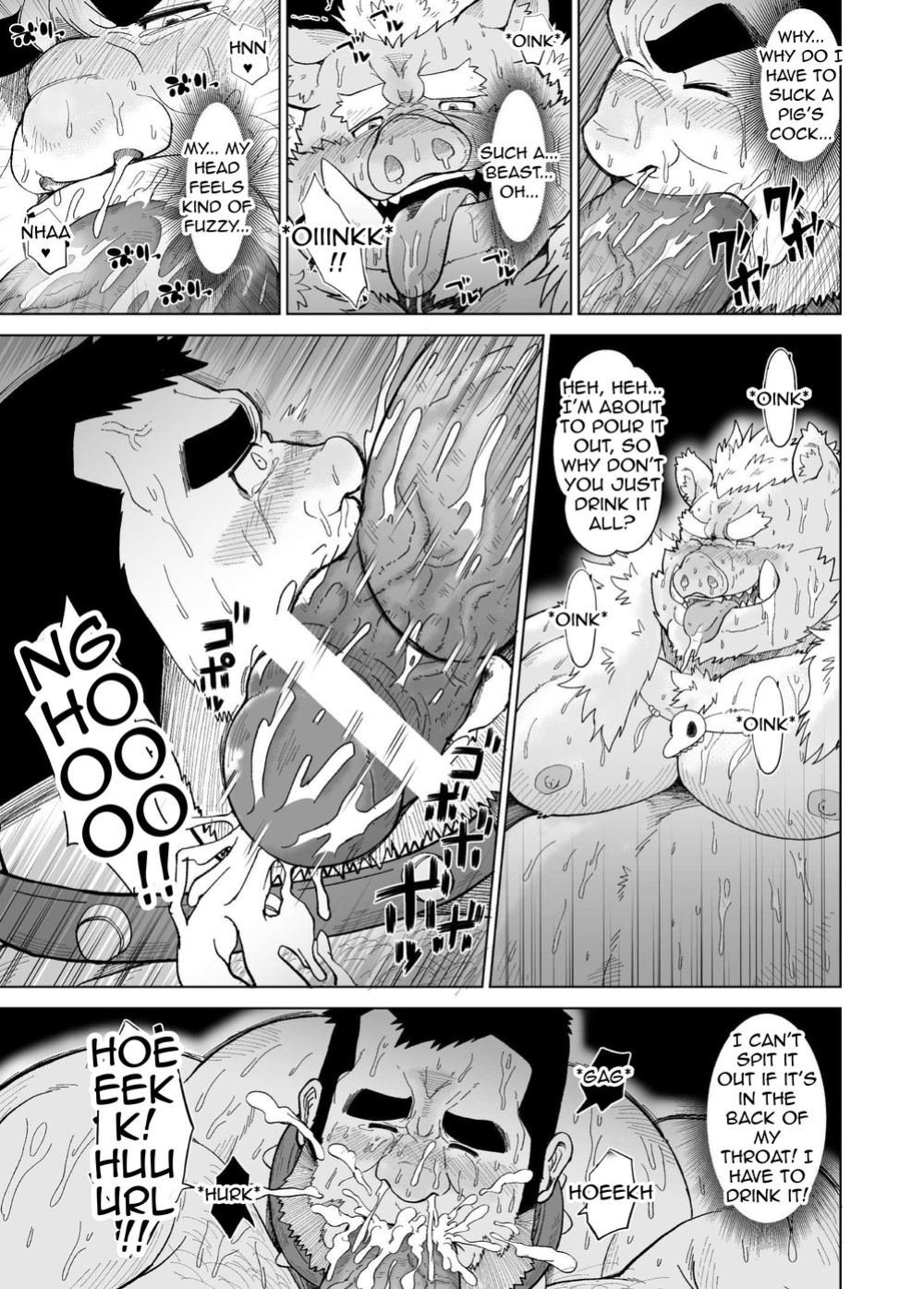 [Bear Tail (Chobikuma)] Buta Dorei Sono Ichi no Ni | Pig Slave Alternative [Gachidebu]