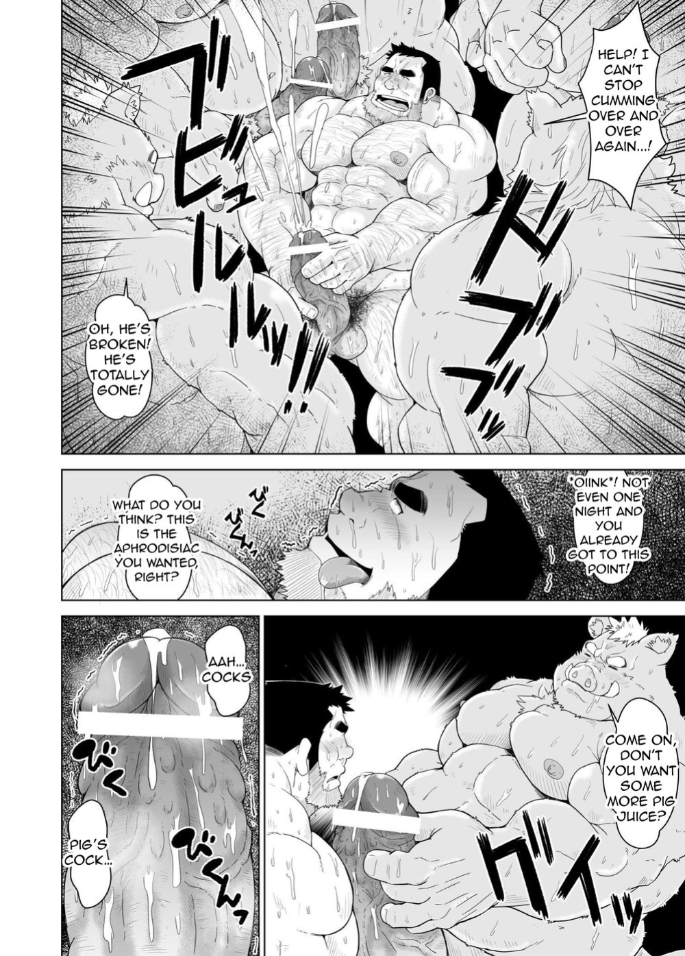 [Bear Tail (Chobikuma)] Buta Dorei Sono Ichi no Ni | Pig Slave Alternative [Gachidebu]