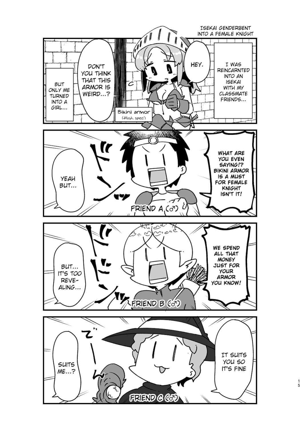 [WellCa (Umiwatari)] Isekai TS Tensei Tanwashu | Isekai Genderbent Reincarnation Short Stories Collection [Keeez]