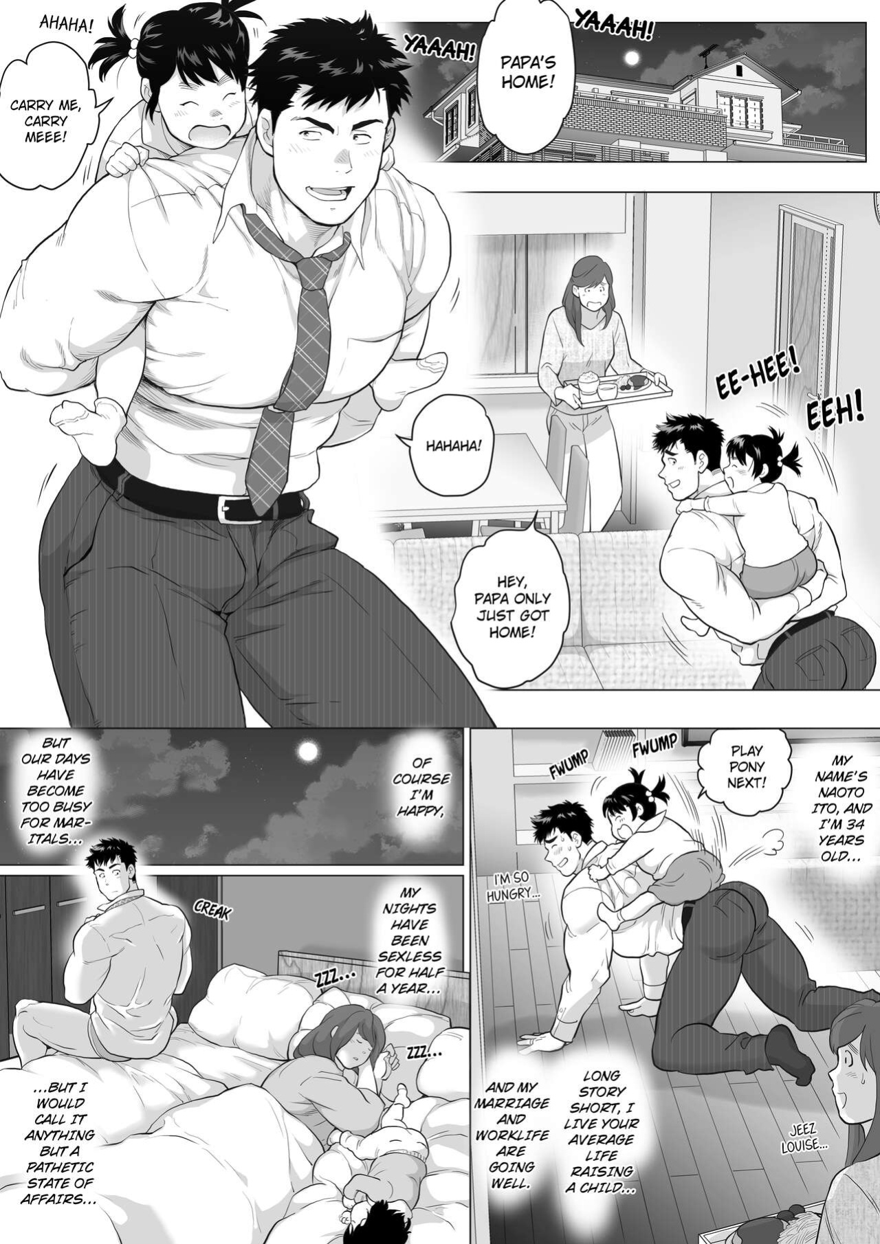[Ochaocha Honpo (Chabashira Tatsukichi)] Naoto Papa to Tomoyuki Papa | Papa Naoto & Papa Tomoyuki