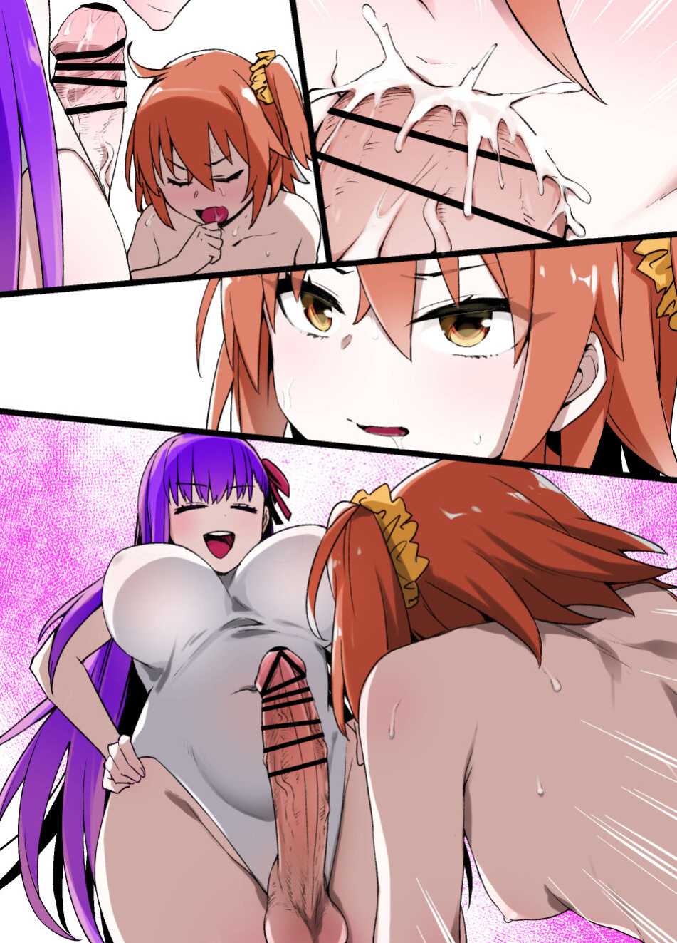 [kusayarou] Futanari BB ni Chaldea ga Sennou Shihai Sareru Manga | A manga where Futanari BB brainwashes Chaldea (Fate/Grand Order)